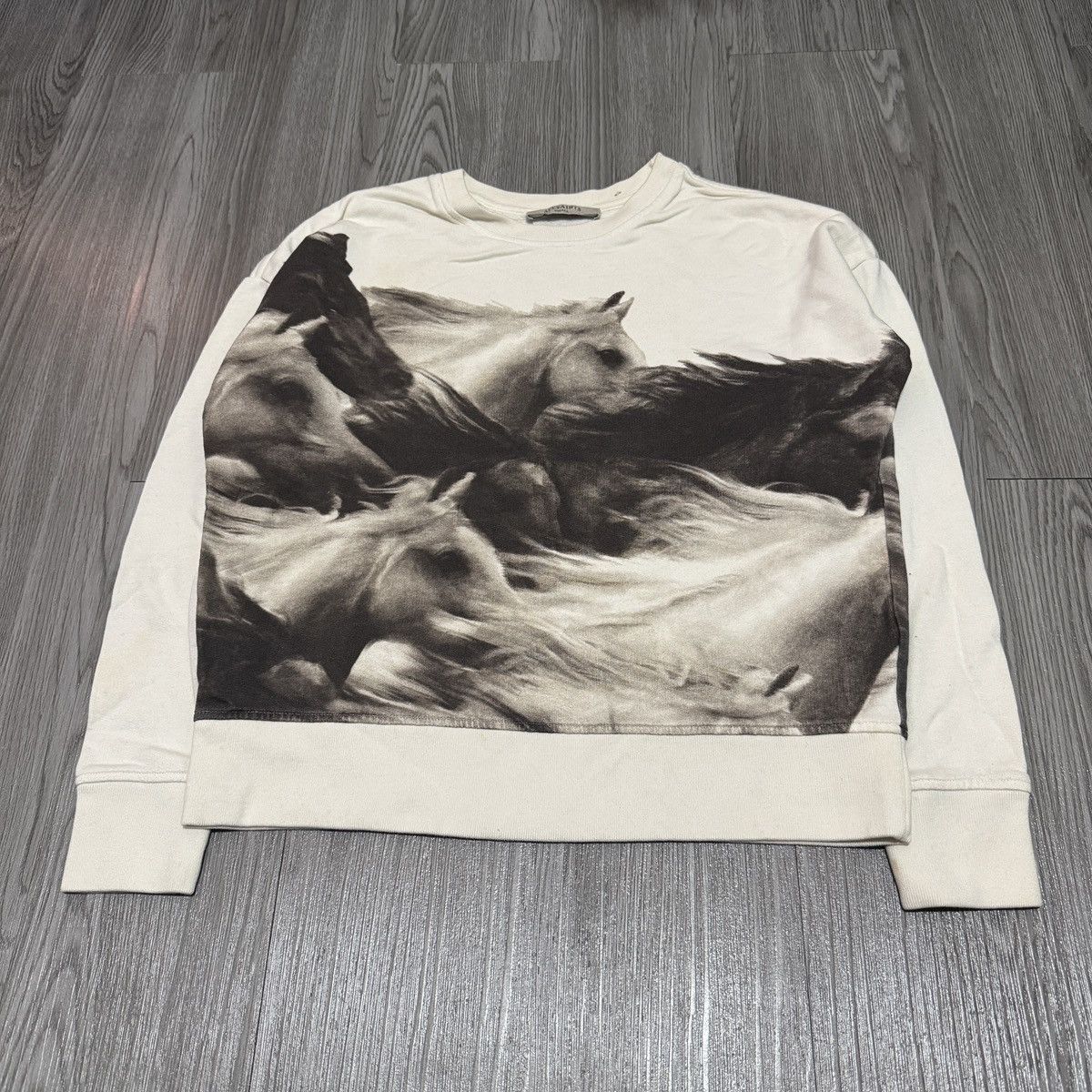Allsaints Allsaints Horse Race Sweatshirt Size US S / EU 44-46 / 1 - 6 Thumbnail