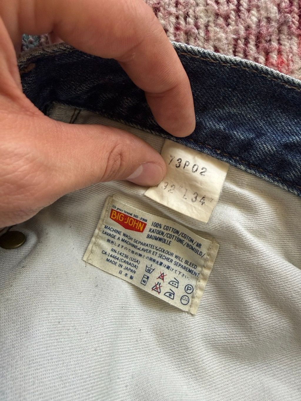 Big John Vintage Big John Blue Slim Tapered Jeans 30x34 Size US 30 / EU 46 - 5 Thumbnail