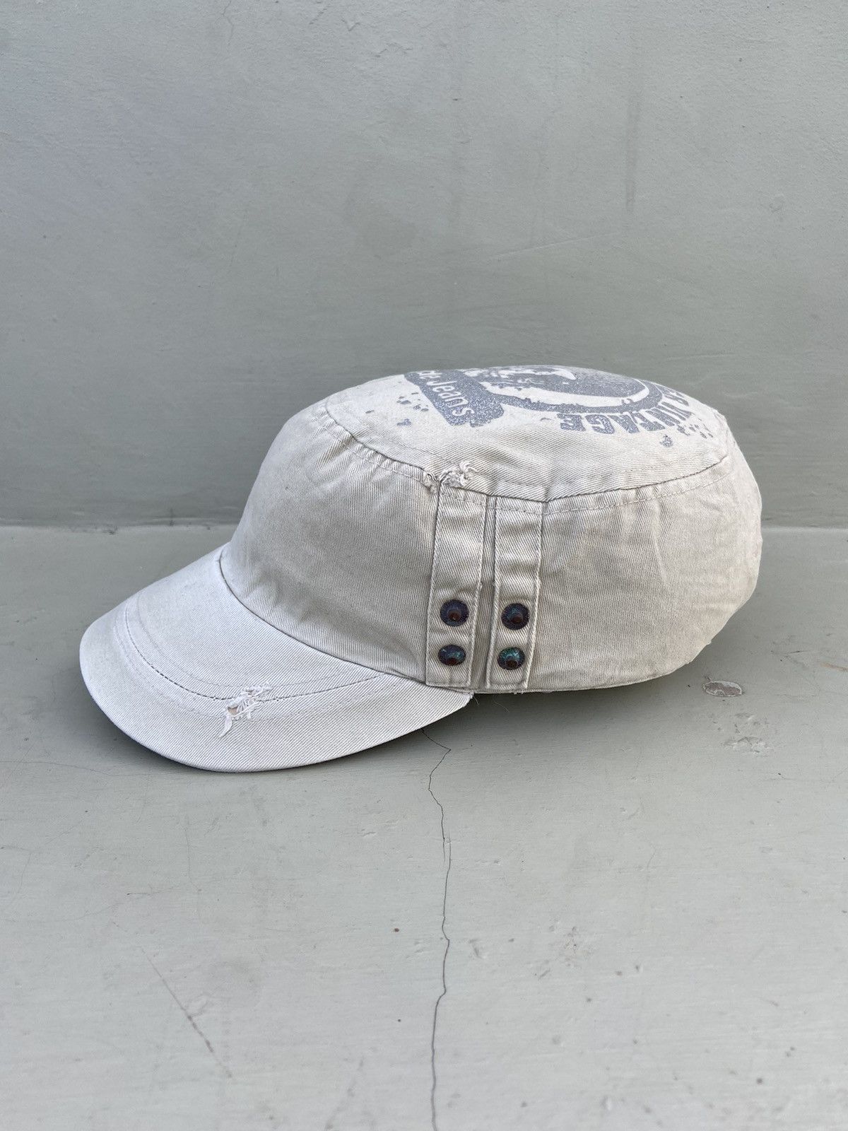 If Six Was Nine 2000s perangi GGNAG vintage skull patrol hat Size ONE SIZE - 3 Thumbnail