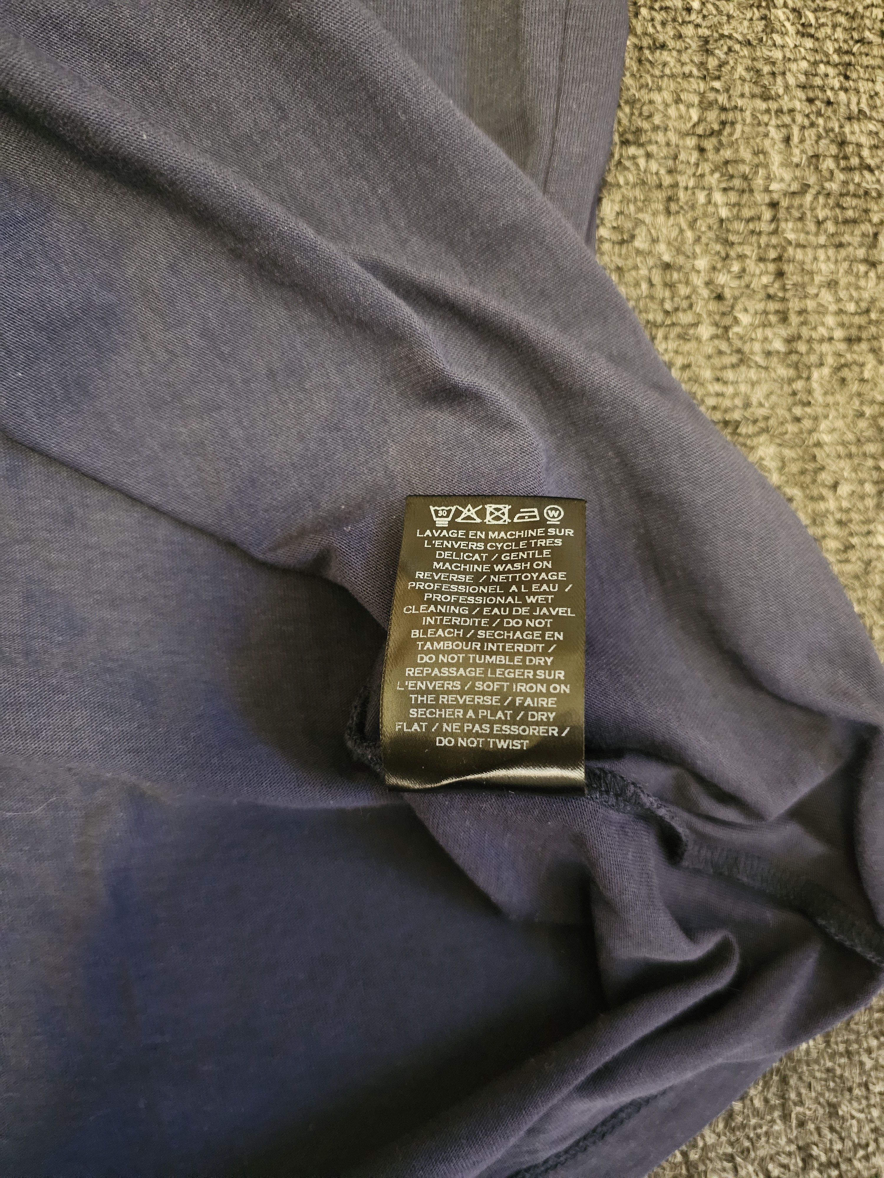 Balmain Balmain Men's Blue T-Shirt Size M Size US M / EU 48-50 / 2 - 6 Thumbnail