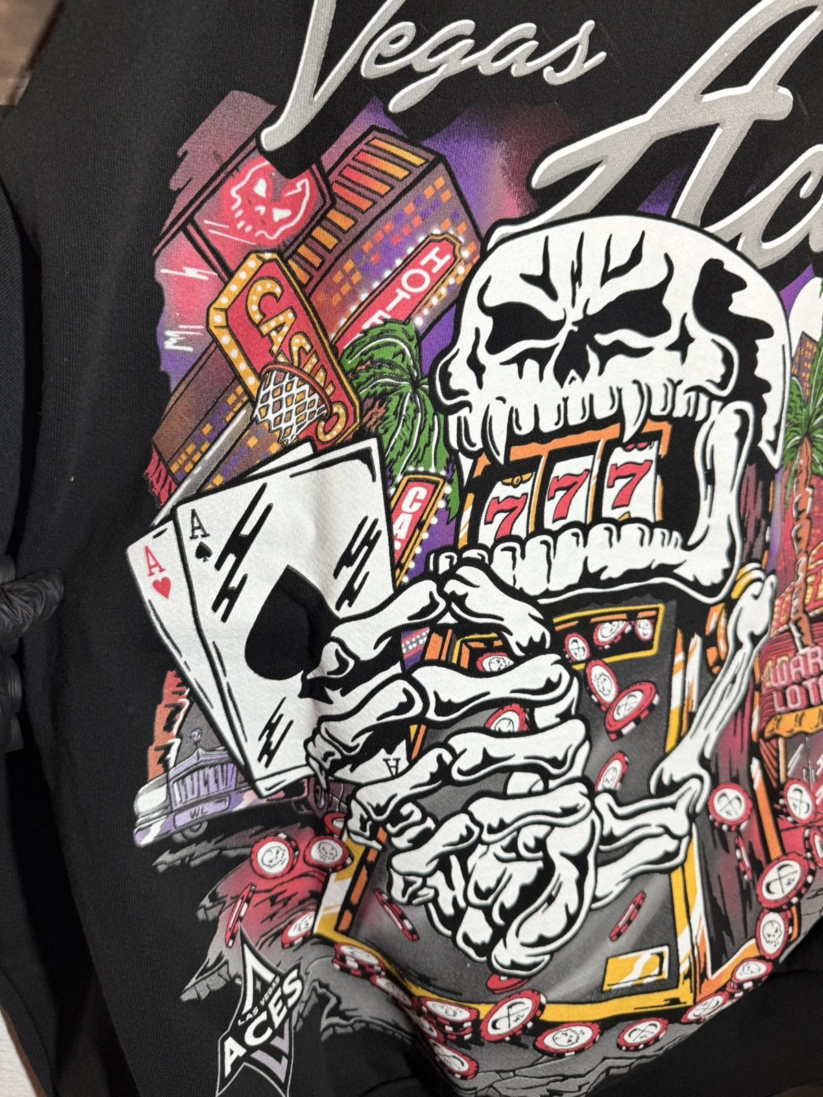 Warren Lotas Warren Lotas Las vegas Aces slot machine jacket Size US L / EU 52-54 / 3 - 7 Thumbnail