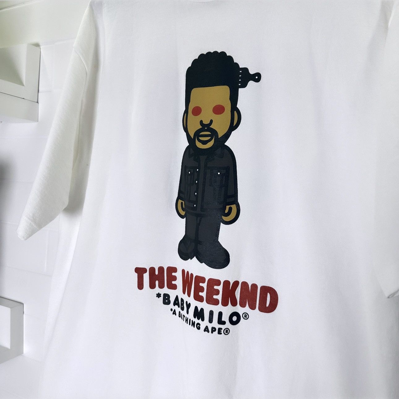 image of Bape x The Weeknd Xo Tee in White, Men's (Size 2XL)