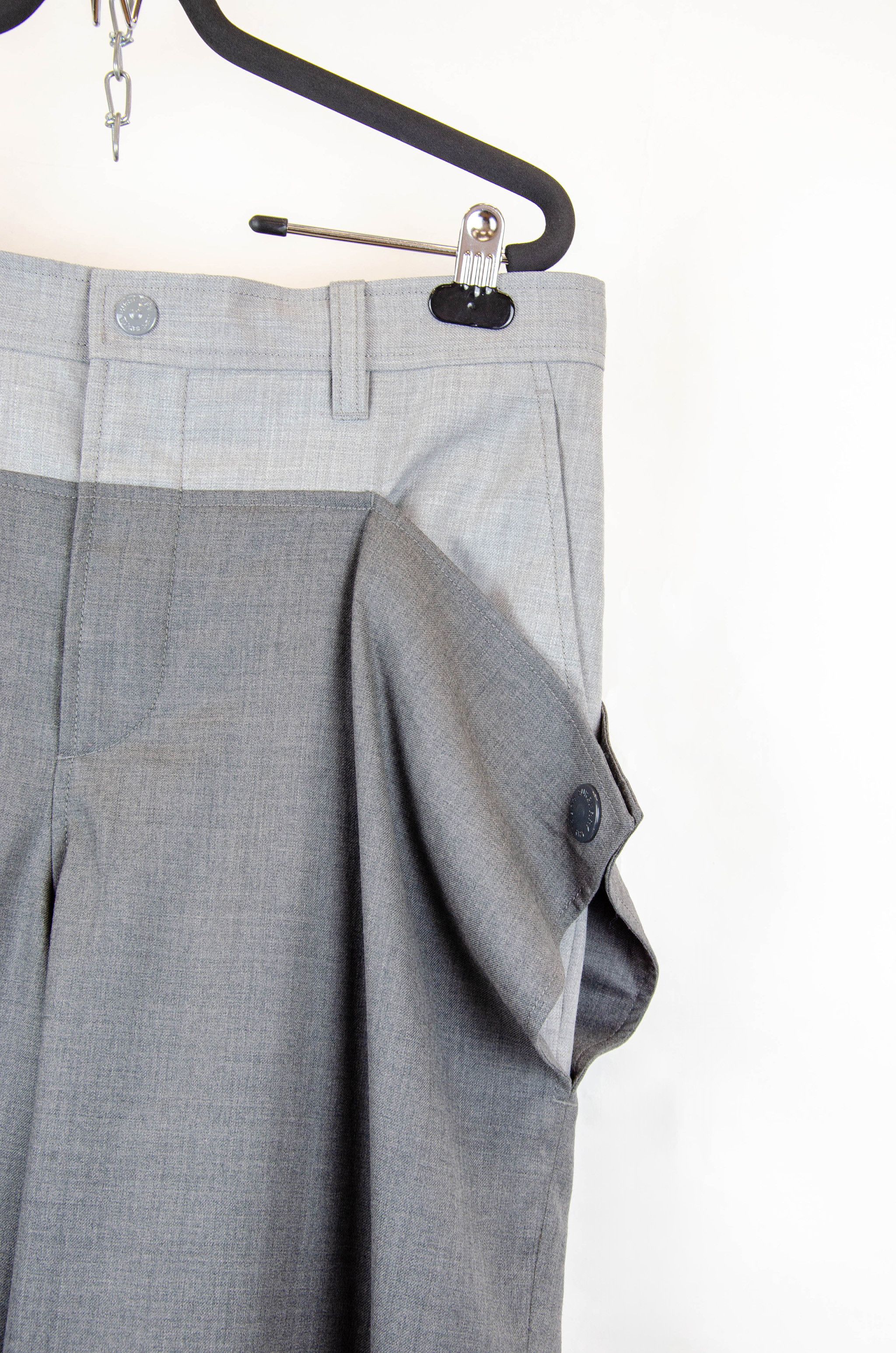 Burberry Burberry Panelled Wool Trousers – Size 50 Made in Italy Size US 34 / EU 50 - 3 Thumbnail