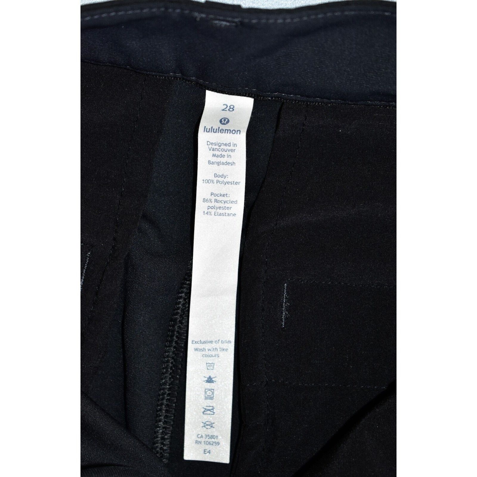 Lululemon B0 NEW LULULEMON Dark Gray Stretchy Pants Size 28 Size US 28 / EU 44 - 7 Thumbnail