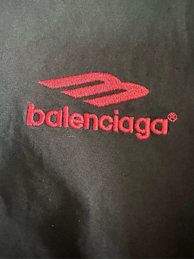 Balenciaga Balenciaga Balenciaga Sports Zip-Up Jacket in Black-2506 Size US M / EU 48-50 / 2 - 3 Thumbnail