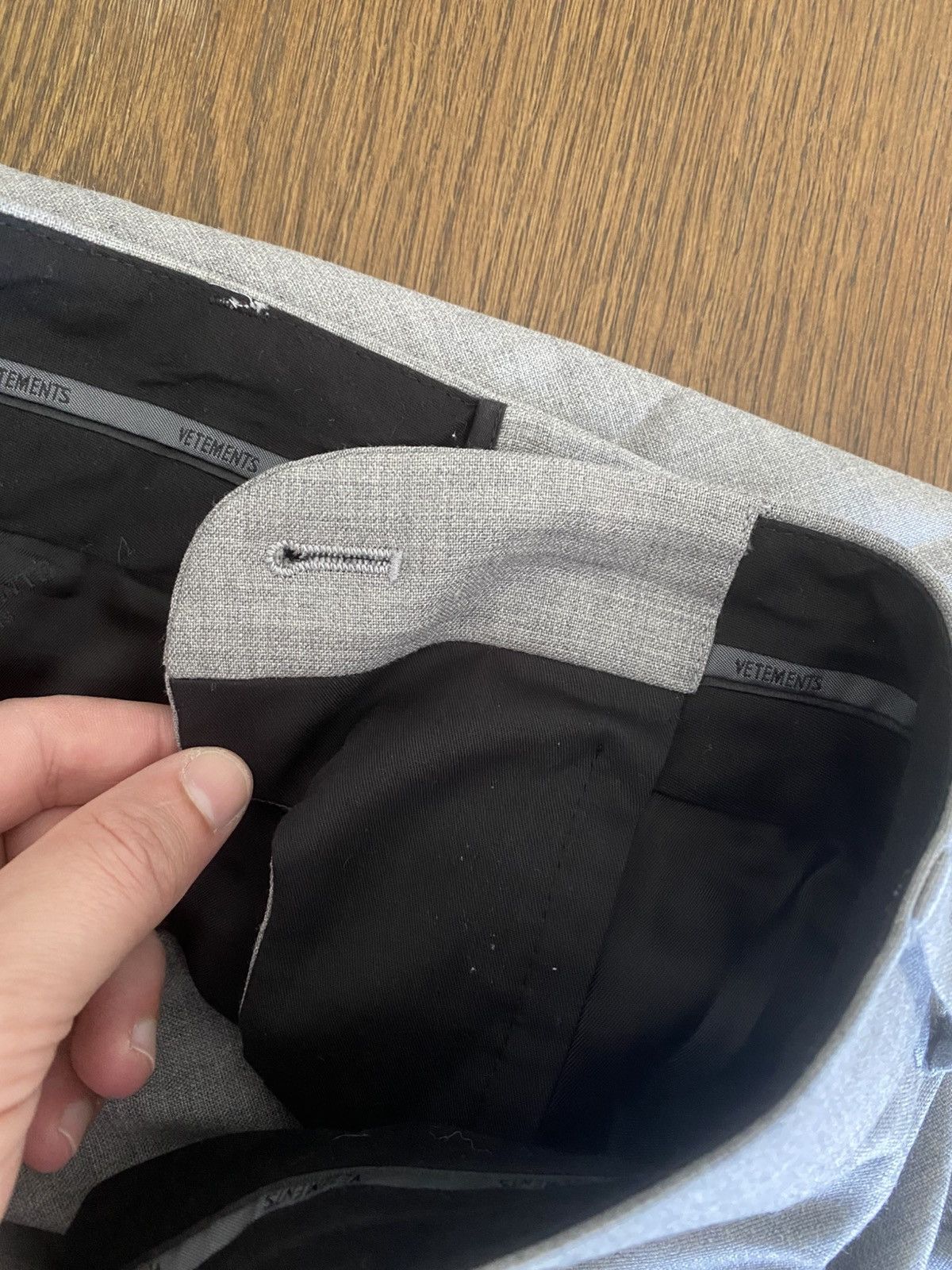 Vetements Vetements Grey Tailored Shorts Size US 32 / EU 48 - 8 Thumbnail