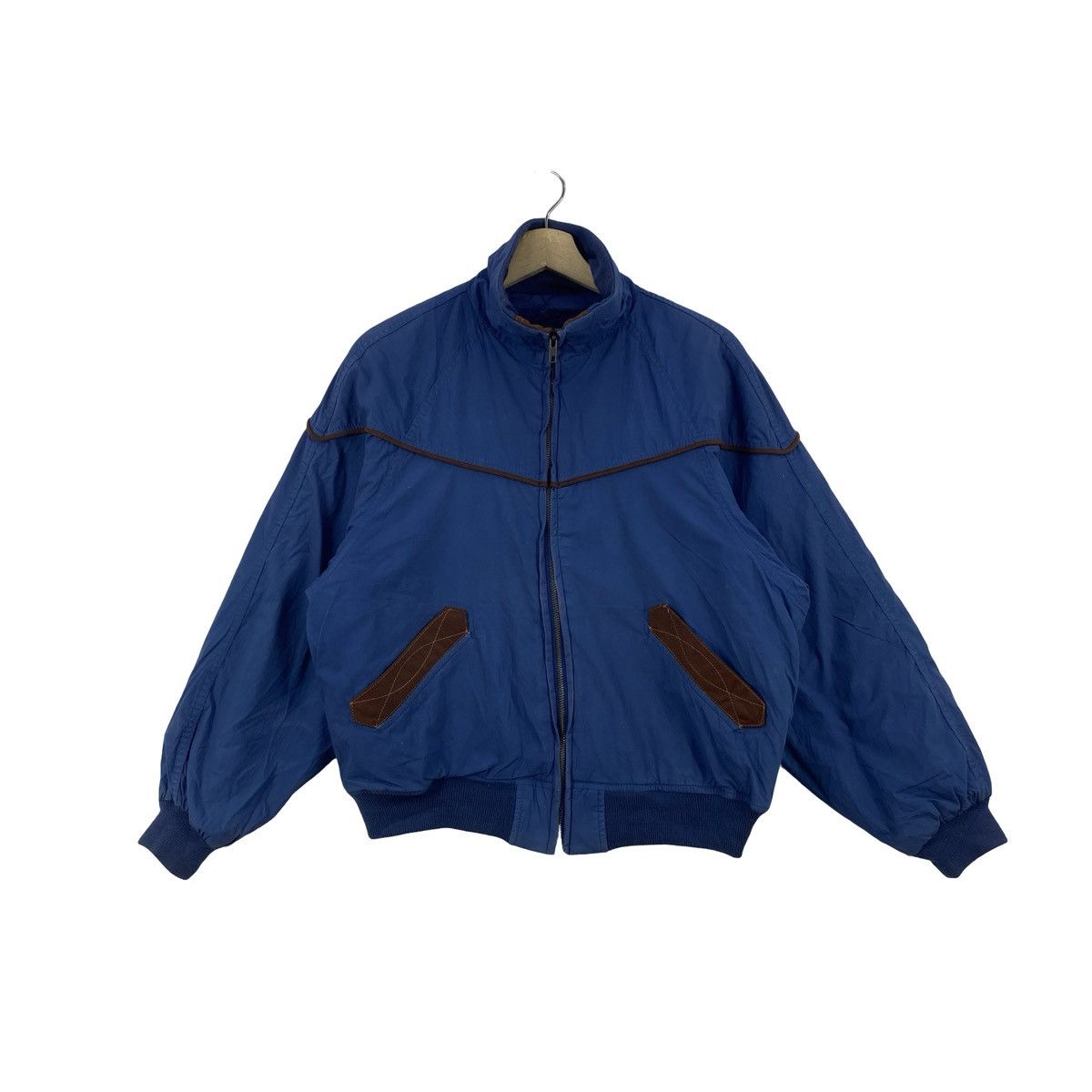 Edwin Vintage SOMETHING EDWIN Bomber Jacket Quilted Lining Casual Size US M / EU 48-50 / 2 - 1 Thumbnail
