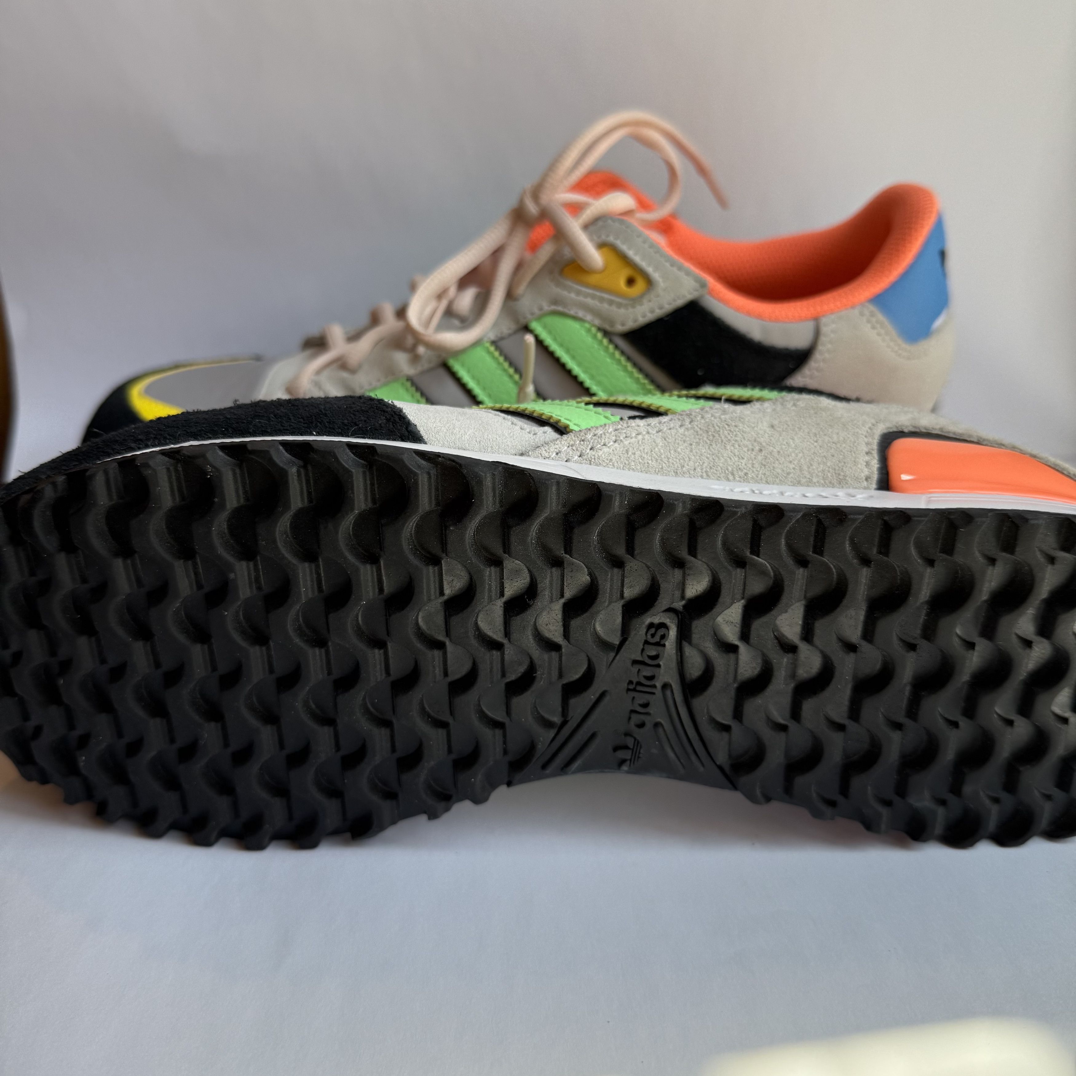 Adidas Adidas Originals ZX 750 'White Beam Green Orange' Size US 10 / EU 43 - 6 Thumbnail