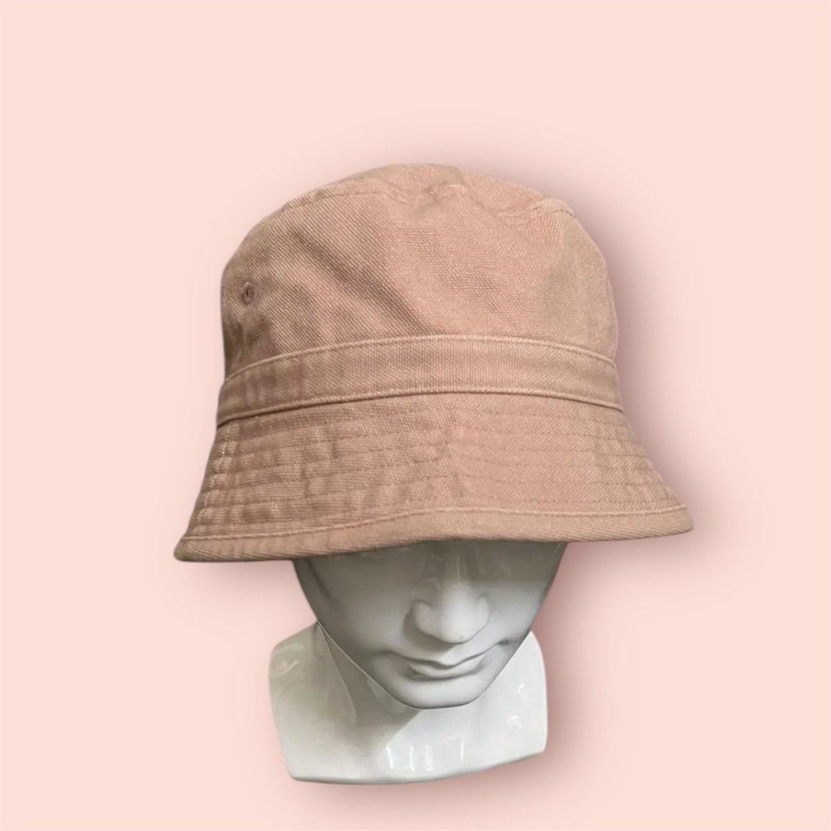 Issey Miyake VINTAGE IY BASICS ISSEY MIYAKE RED DENIM BUCKET HAT JAPAN Size ONE SIZE - 5 Thumbnail