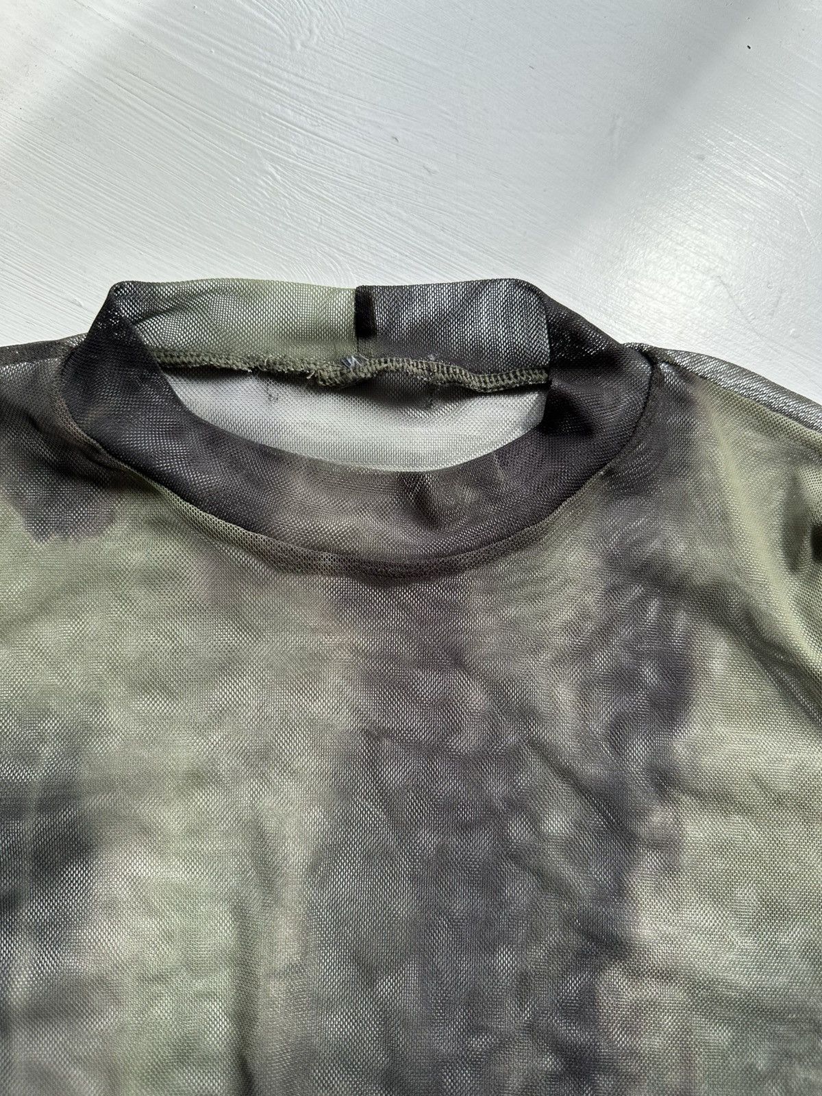 Japanese Brand × Vintage Y2K Mesh Top Khaki Straight 2000s Size S / US 4 / IT 40 - 6 Thumbnail