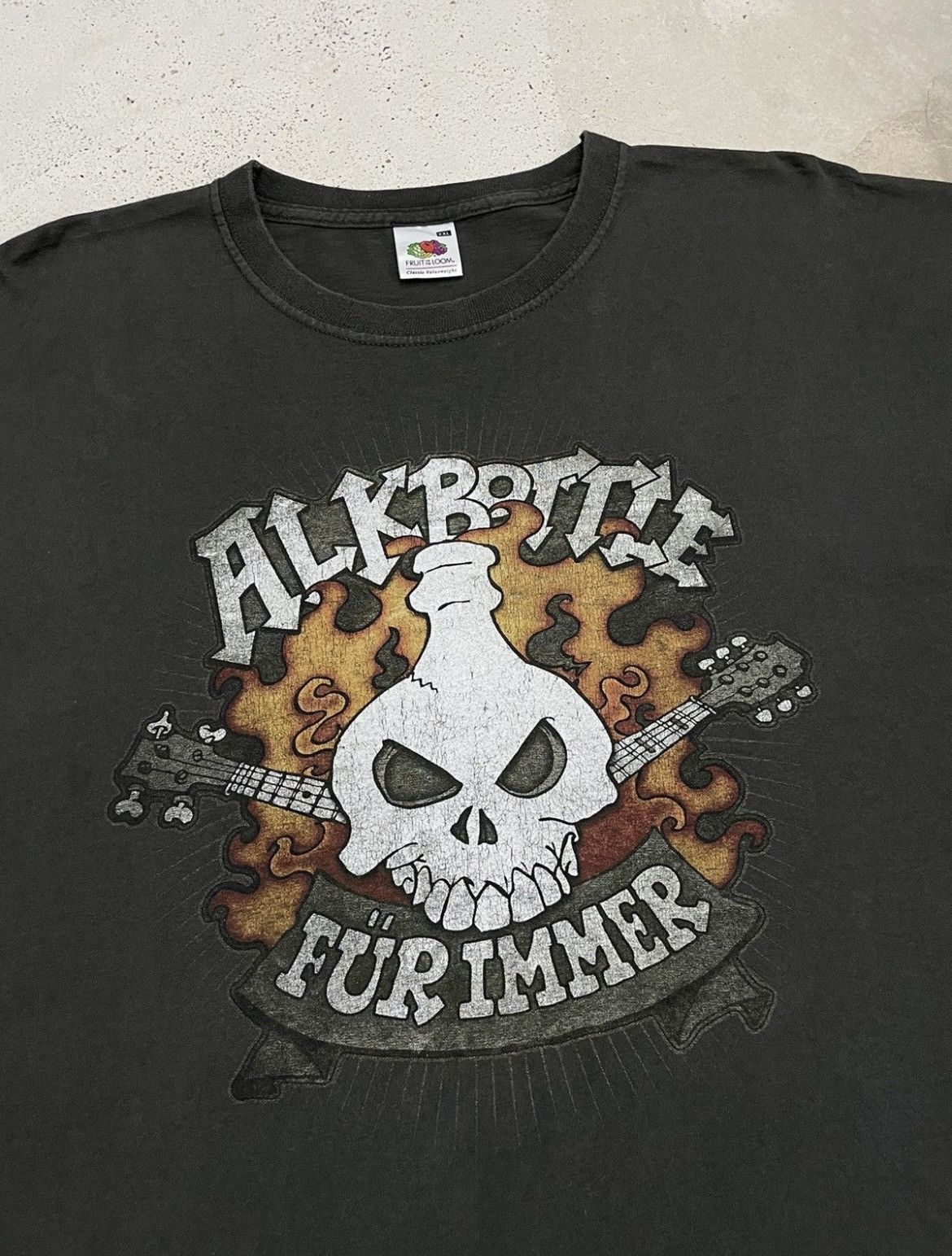 Band Tees Vintage Y2K Alkbattle Band Furimmer Album Cover Skull Guitar Size US XXL / EU 58 / 5 - 5 Thumbnail