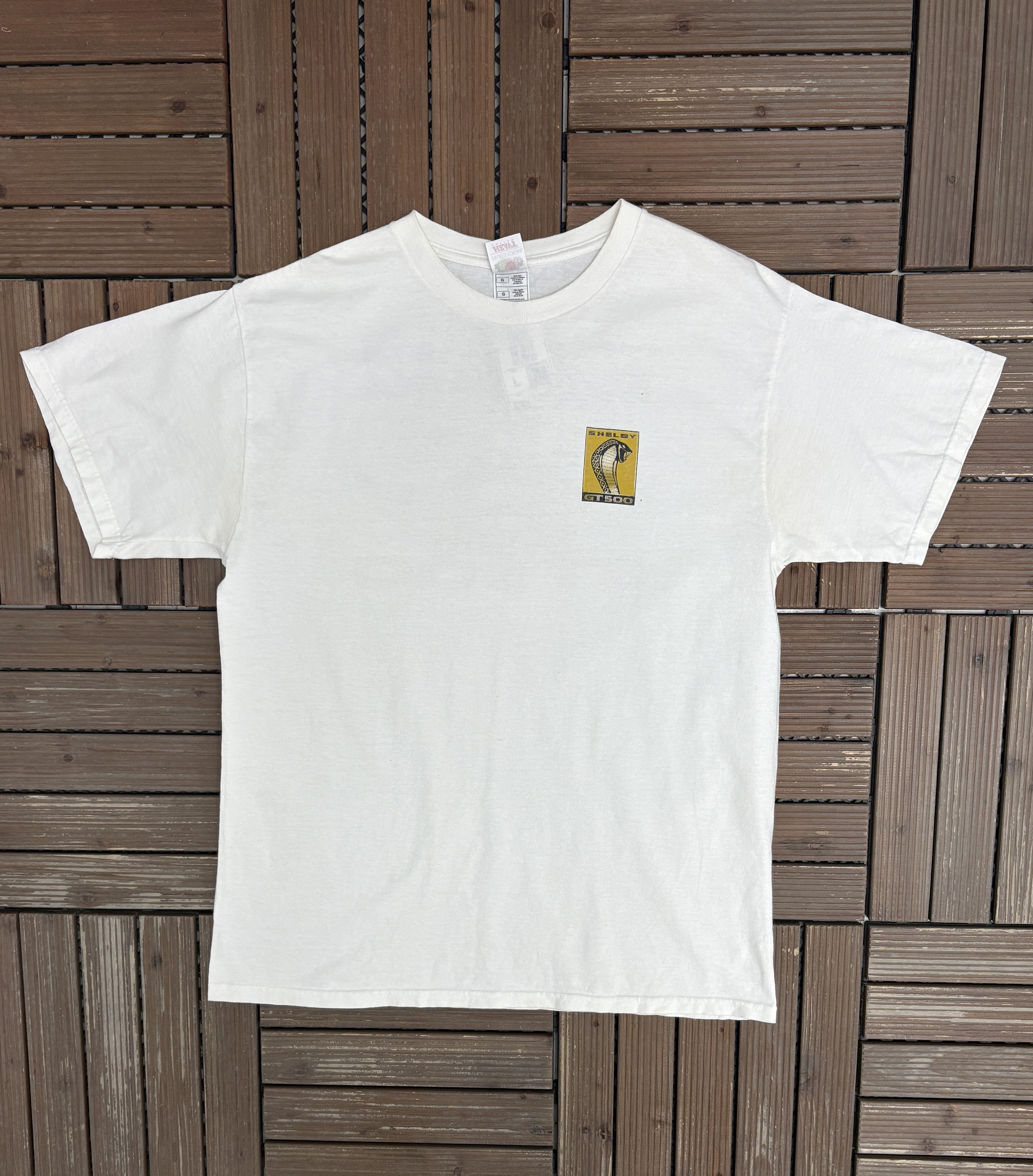 Vintage Ford Mustang Shelby GT500 Vintage White T-Shirt Tee Size US L / EU 52-54 / 3 - 1 Thumbnail