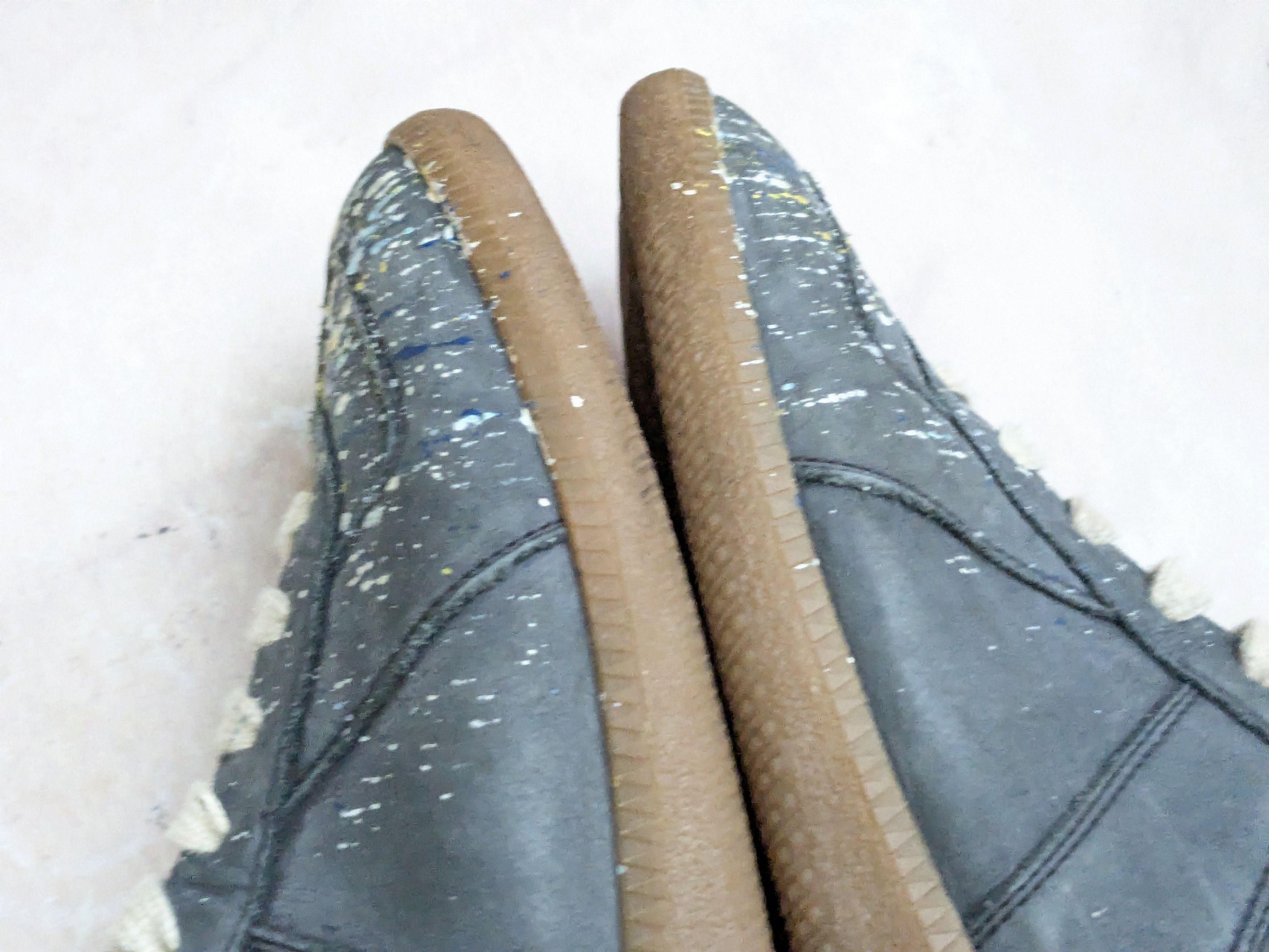 Maison Margiela Maison Margiela GAT Replica Blue Paint Splatter 9 42 High Size US 9 / EU 42 - 10 Thumbnail