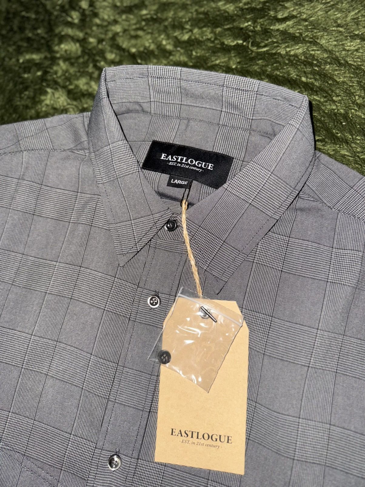 EASTLOGUE [L] Eastlogue 21FW Glen Check Utility Poly Shirt Size US L / EU 52-54 / 3 - 3 Thumbnail