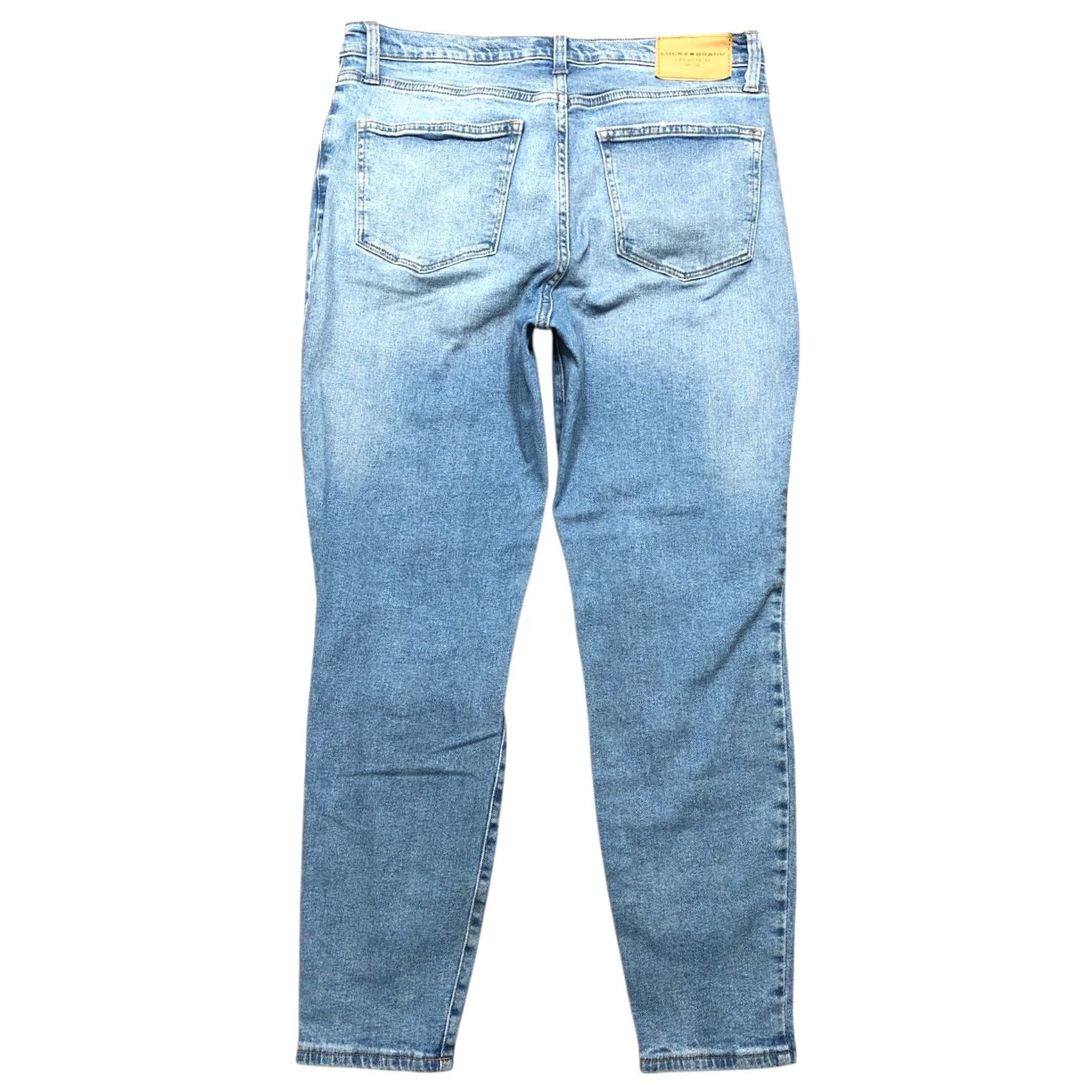Lucky Brand Lucky Brand Jeans Womens Blue Skinny Bridgette High Rise 12/31 X 27 90s Size 34" / US 12 / IT 48 - 2 Thumbnail