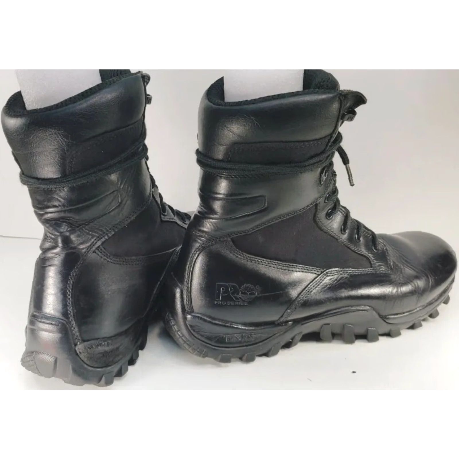 Timberland Timberland PRO 8" Valor Waterproof Military Boot Boots Mens 10.5W Black 91629 Size US 11 / EU 44 - 4 Thumbnail