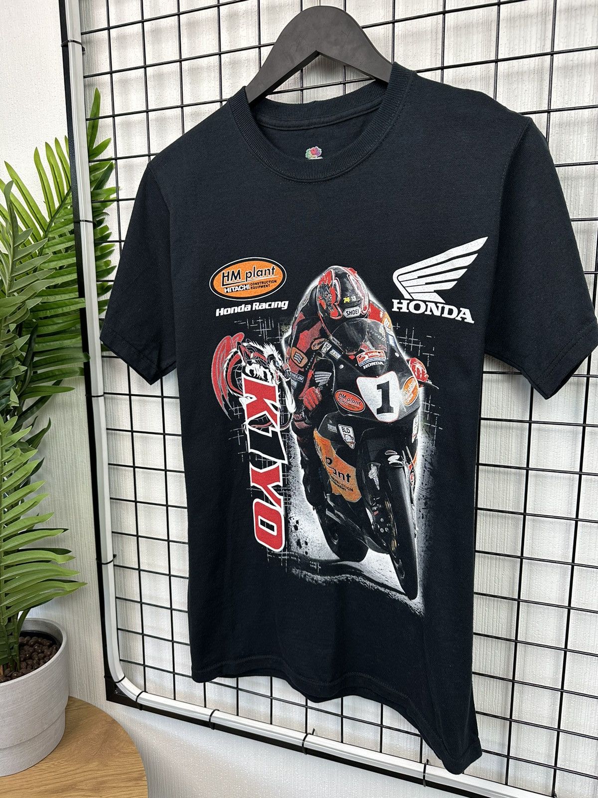 Honda × Vintage Honda k1yo with autograph Men S t-shirt black motorcycle Size US S / EU 44-46 / 1 - 3 Thumbnail