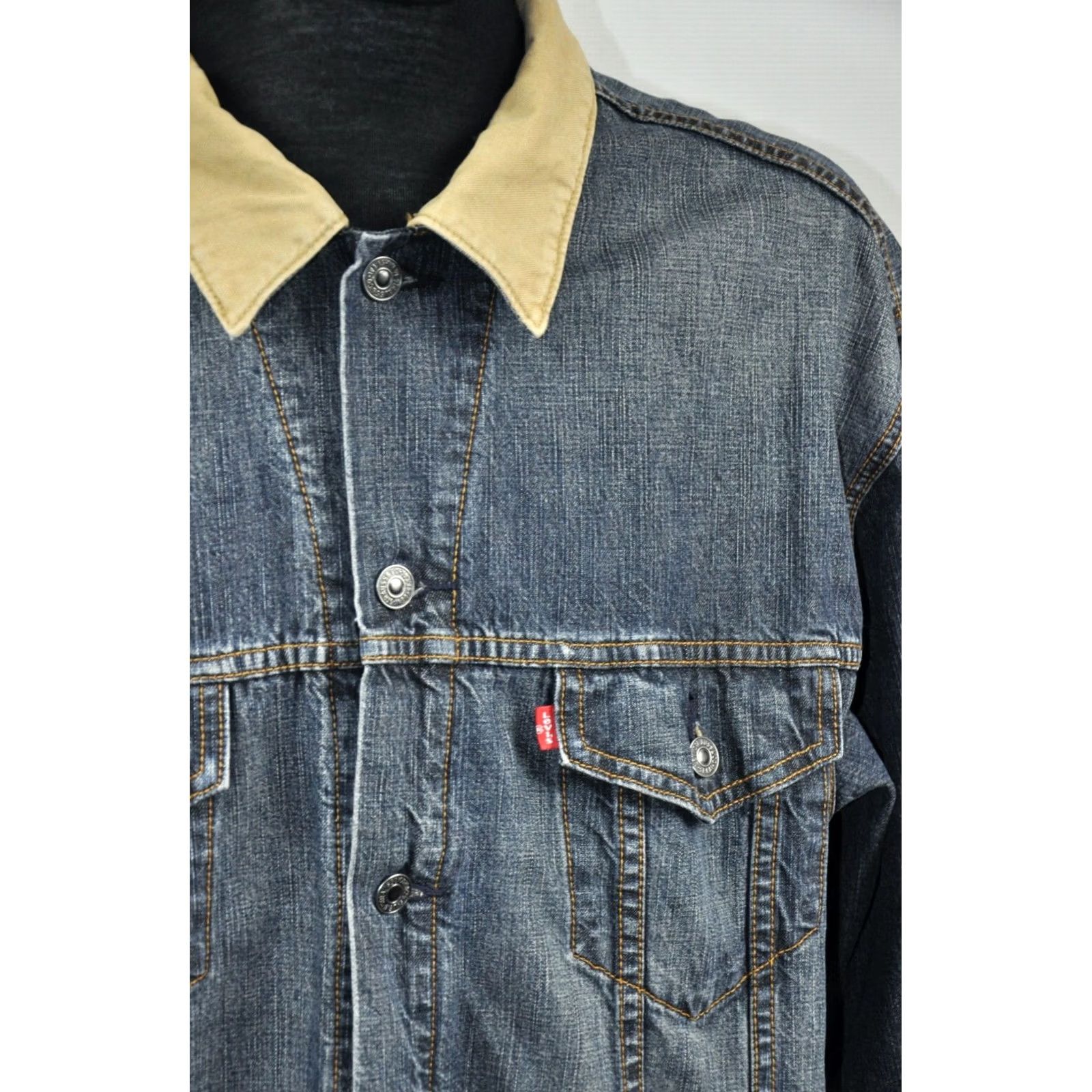 Levi's Levi's Jacket Denim 70518 XL Cotton Lined Vintage? No. 70518 XL Denim Jacket Men Large Blue Outdoor Casual 70518 XL Levi's Jeans Jacket Size US XL / EU 56 / 4 - 5 Thumbnail