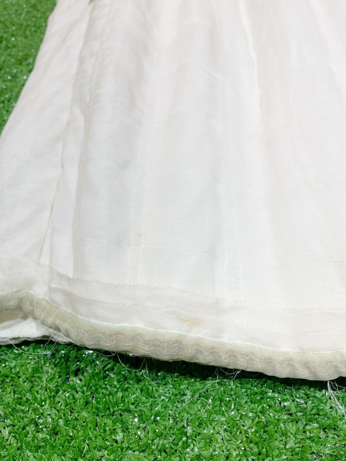 Designer × Lanvin Lanvin Women Viscose/Silk & Brass White Skirt Size M RiRi Size 27" / US 4 / IT 40 - 2 Thumbnail