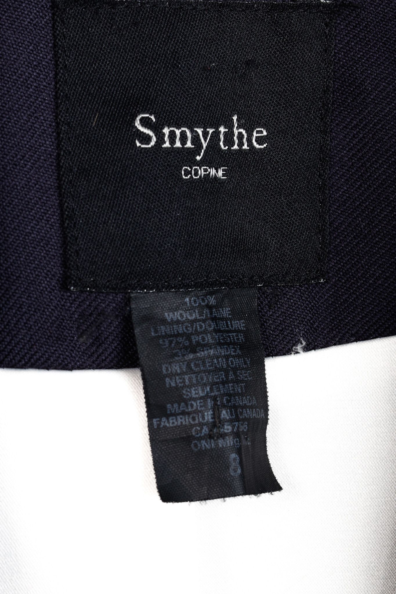 SMYTHE Smythe Navy Wool Twill Equestrian Blazer Size M / US 6-8 / IT 42-44 - 4 Thumbnail