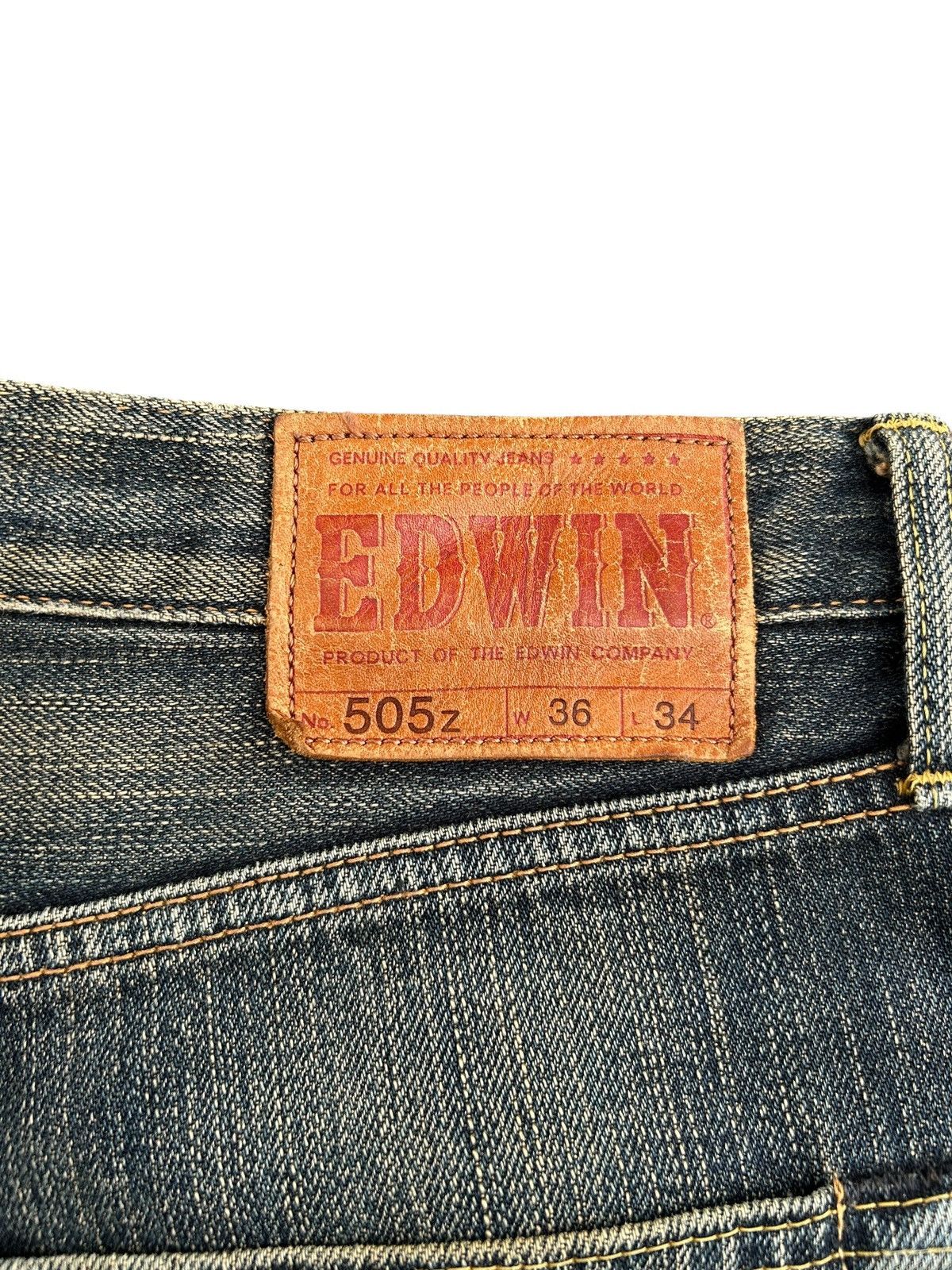 Kapital Vintage Edwin 505z Selvedge Rusty Mud Wash Denim Jeans Size US 37 - 12 Thumbnail