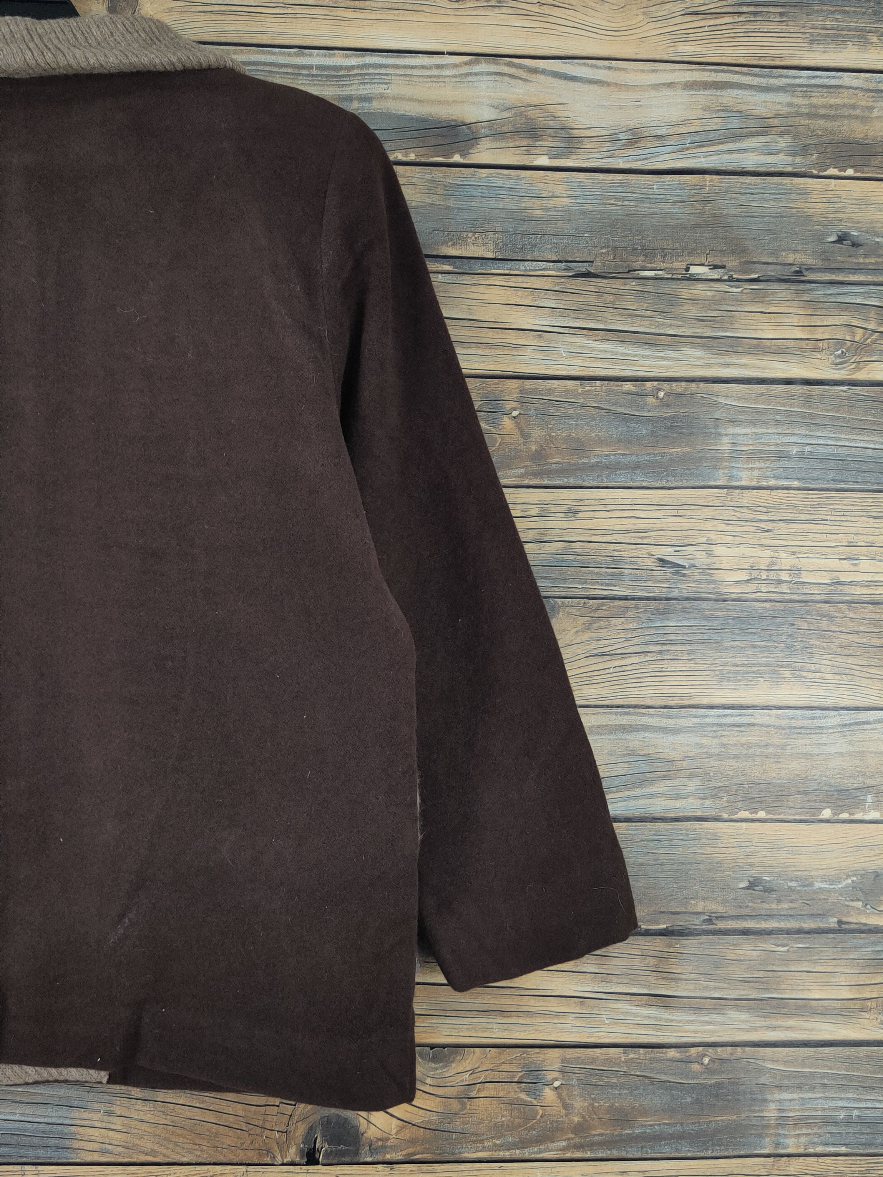 Homespun Knitwear × Japanese Brand × Vintage J Dark Brown Knitwear Sweaters #W1294 Size M / US 6-8 / IT 42-44 - 9 Thumbnail