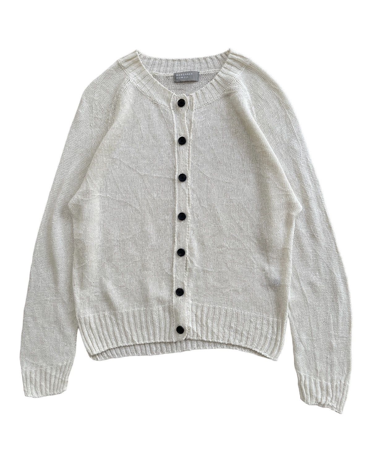 Margaret Howell Cropped Top Cardigan Knit