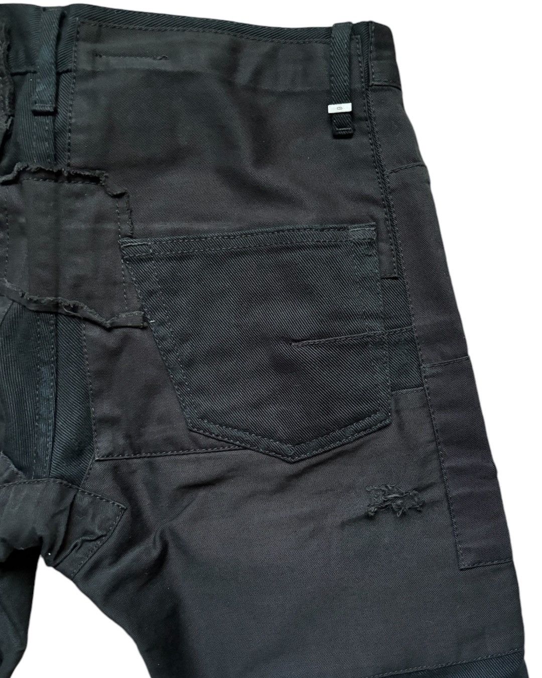 Hedi Slimane Dior Homme AW07 “Navigate” Patchwork Jeans by Hedi Slimane. Size US 26 / EU 42 - 7 Thumbnail