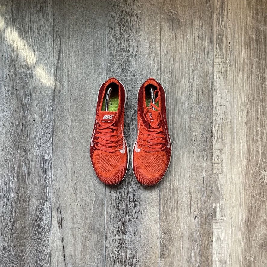 Nike NIKE • Free Flyknit 4.0 "2013 Bright Crimson" (10M) Size US 10 / EU 43 - 8 Thumbnail