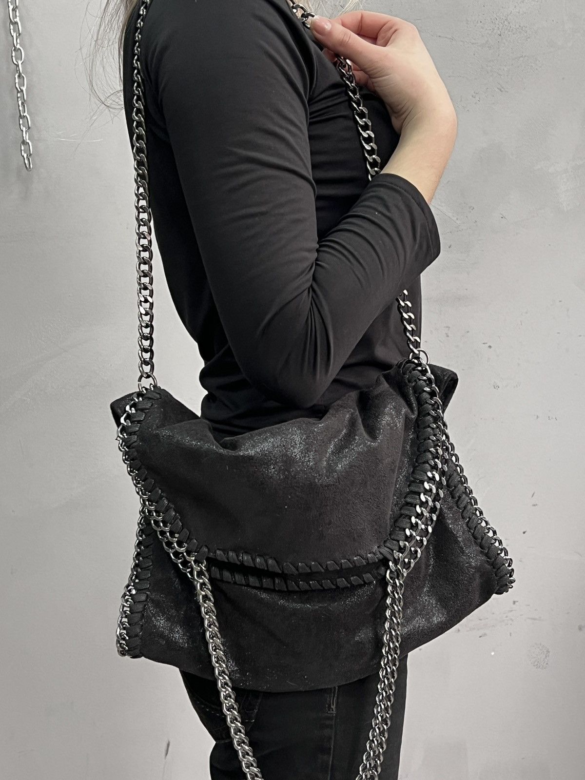 KMRii Rick Owen’s style Bag Chain gothic vibe black y2k Size ONE SIZE - 2 Thumbnail