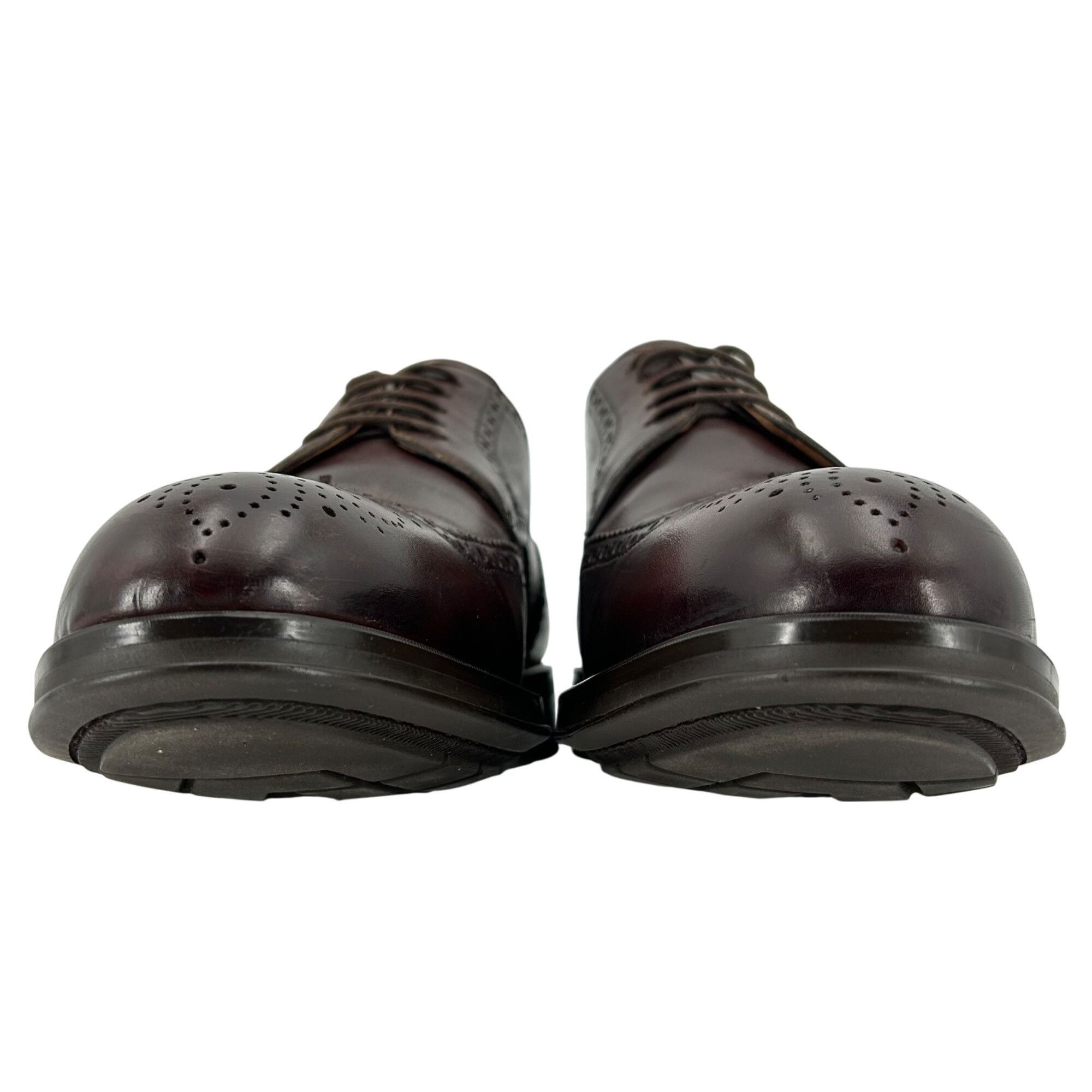 Magnanni Magnanni for Ingledews Mens 10M Burgundy Brown Leather Dress Size US 10 / EU 43 - 8 Thumbnail