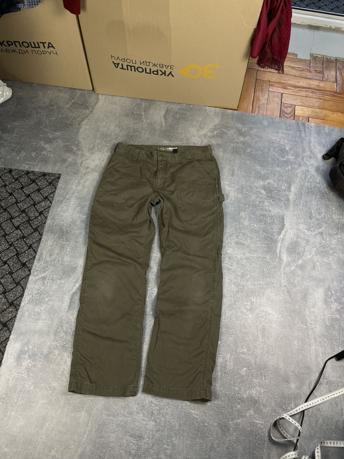 Carhartt × Carhartt Wip Vintage Carpenter Carhartt relaxed fit pants / streetwear Size US 32 / EU 48 - 3 Thumbnail