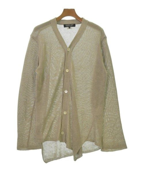 Comme des Garcons Homme Deux Sweater Cardigan Button Up Plain V-neck Hemp Beige Size US M / EU 48-50 / 2 - 1 Thumbnail