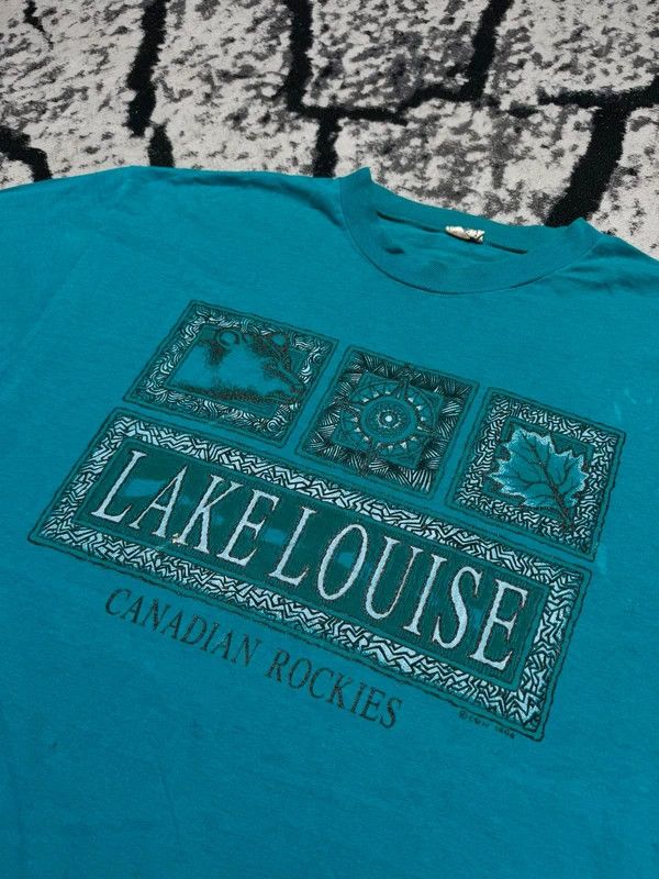 Other Vintage Lake T-shirt Canadian USA Blue 1994 XL Size US XL / EU 56 / 4 - 3 Thumbnail