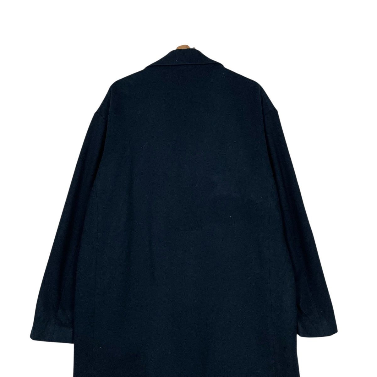 STUDIOUS Japanese Brand Studious Blac Wool Overcoat Size US L / EU 52-54 / 3 - 9 Thumbnail
