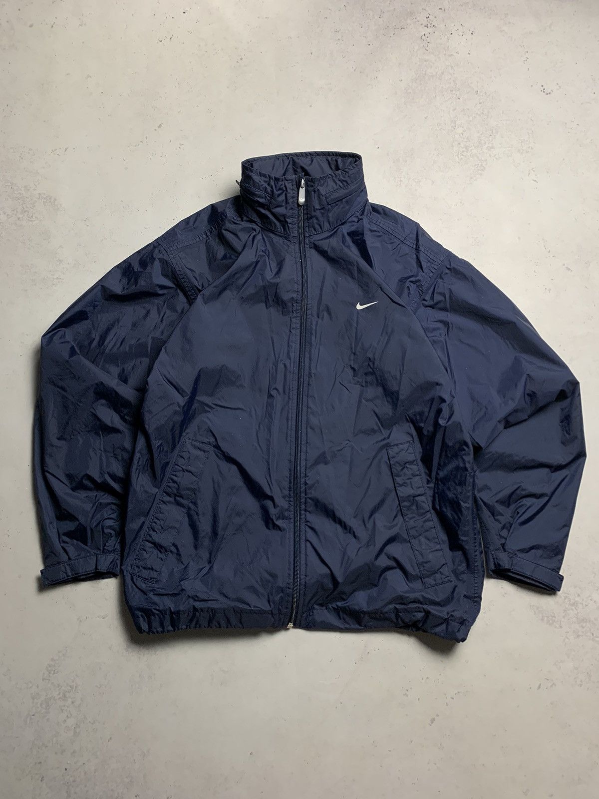 Nike Vintage Nike Swoosh Nylon Olympic Jacket Y2K S Size US S / EU 44-46 / 1 - 1 Thumbnail