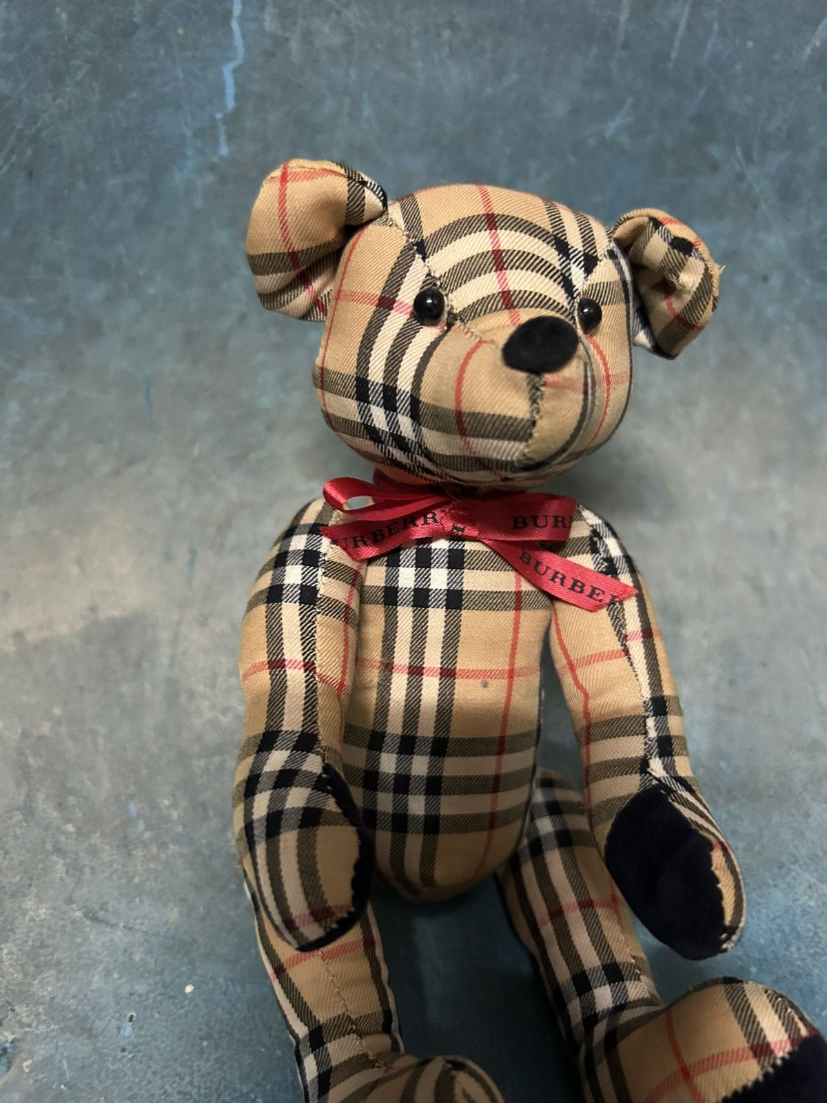 Burberry Y2K London Thomas Bear Nova Check Plush Size ONE SIZE - 10 Thumbnail