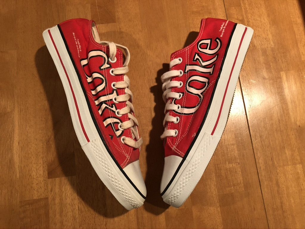 Coca Cola Vintage Coke Logo Sneakers w/ Box Size US 10 / EU 43 - 4 Thumbnail