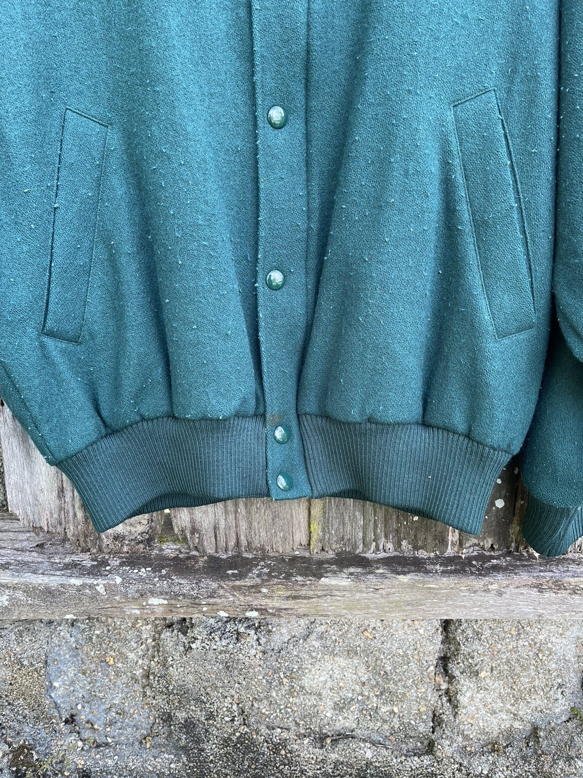 Lacoste Vintage Chemise Lacoste Wool Blend Snap Bomber Cardigan Size US M / EU 48-50 / 2 - 6 Thumbnail