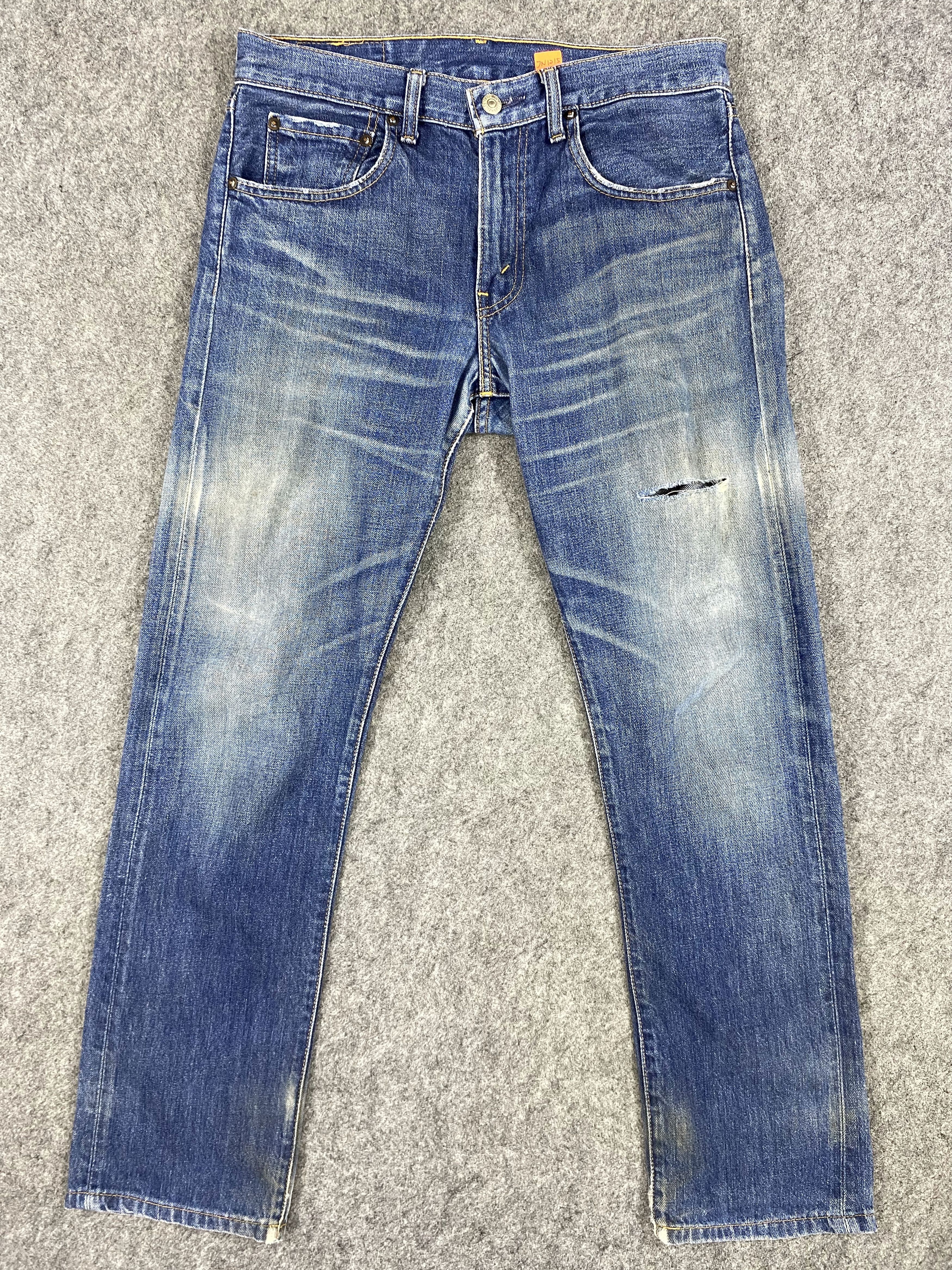 Levi's Blue Distressed Vintage Levi's 505 32x30.5 Denim -JN1215 Size US 32 / EU 48 - 1 Thumbnail