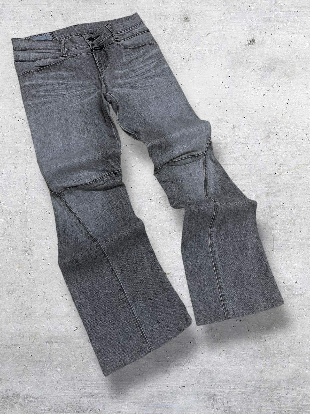 Marithe + Francois Girbaud VINTAGE MARITHE FRANCOIS GIRBAUD DESIGNER 90S OG FLARE DENIM Size US 29 - 2 Thumbnail