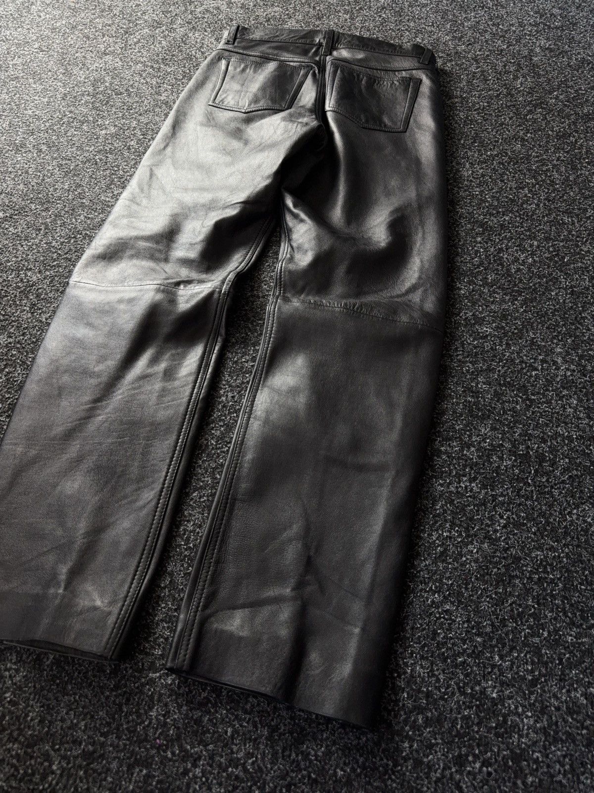 Japanese Brand Vtg Leather pants Japan style racing motor Y2K LGB Style Size US 30 / EU 46 - 16 Thumbnail
