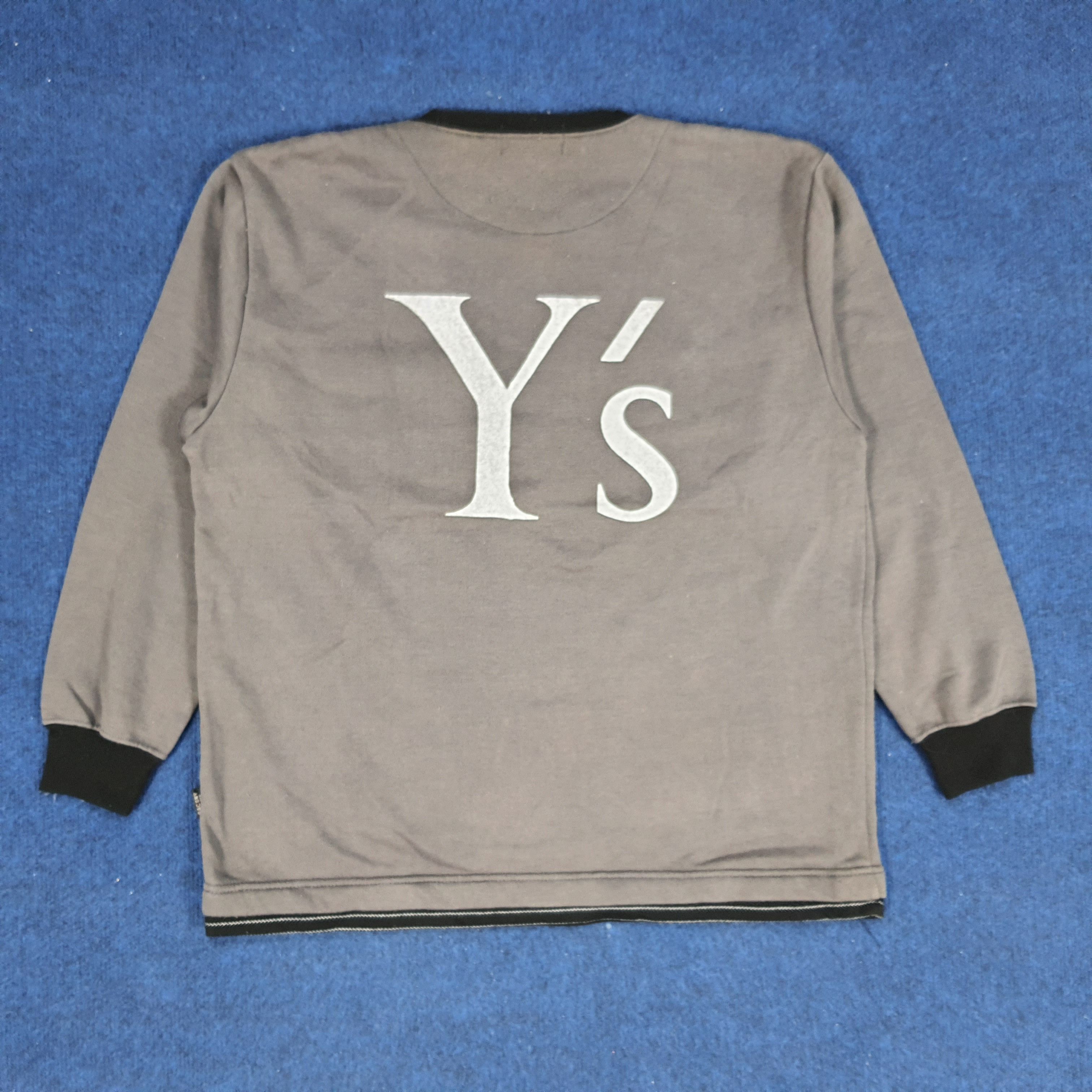 Japanese Brand × Vintage × Yohji Yamamoto Vintage SACSNY Y'SACCS Yohji Yamamoto Custom Logo Sweatshirt Size US L / EU 52-54 / 3 - 1 Thumbnail