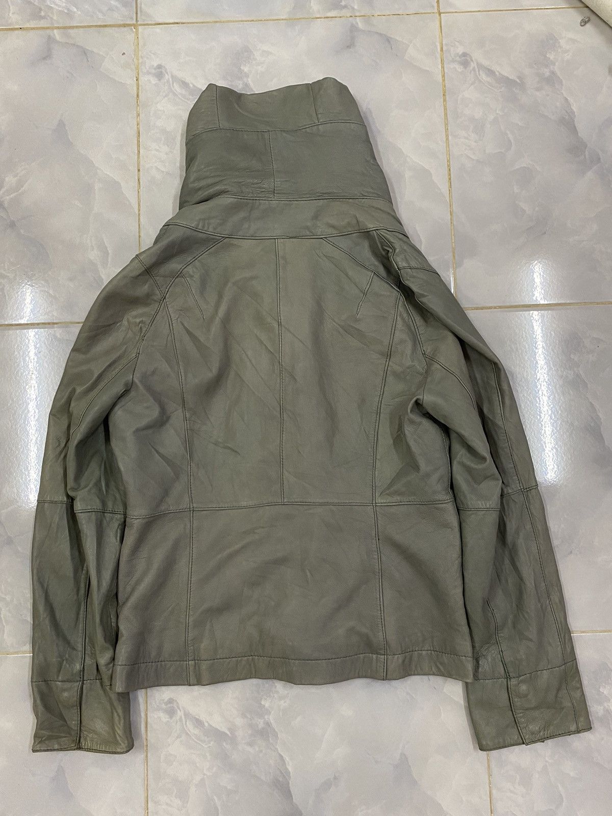 Gianni Valentino Vtg Gianni Lo Giudice Milano Leather Jacket Size M / US 6-8 / IT 42-44 - 2 Thumbnail