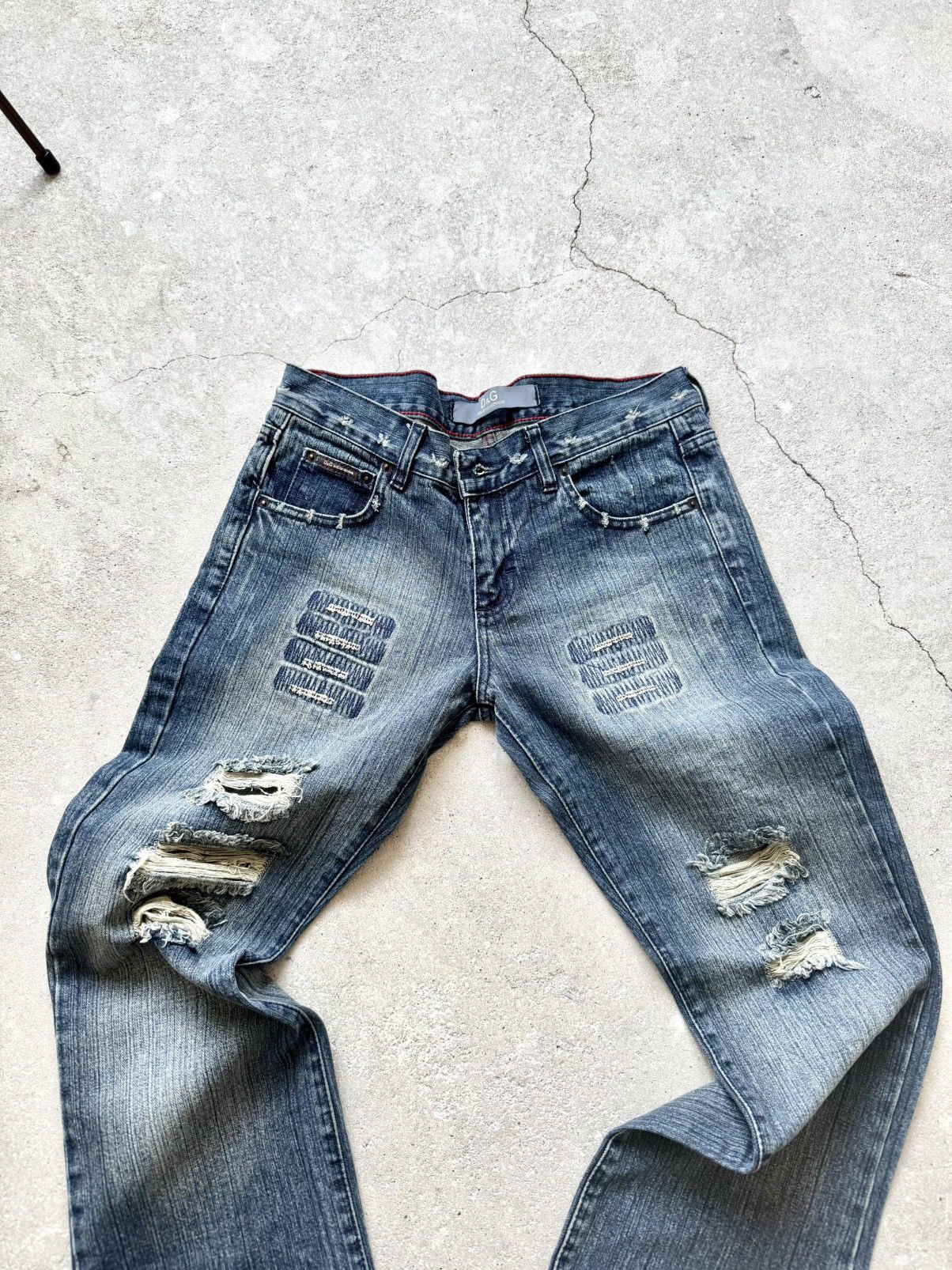 Dolce & Gabbana Dolce&Gabbana Distressed Jeans Flared 30 Size 30" / US 8 / IT 44 - 7 Thumbnail