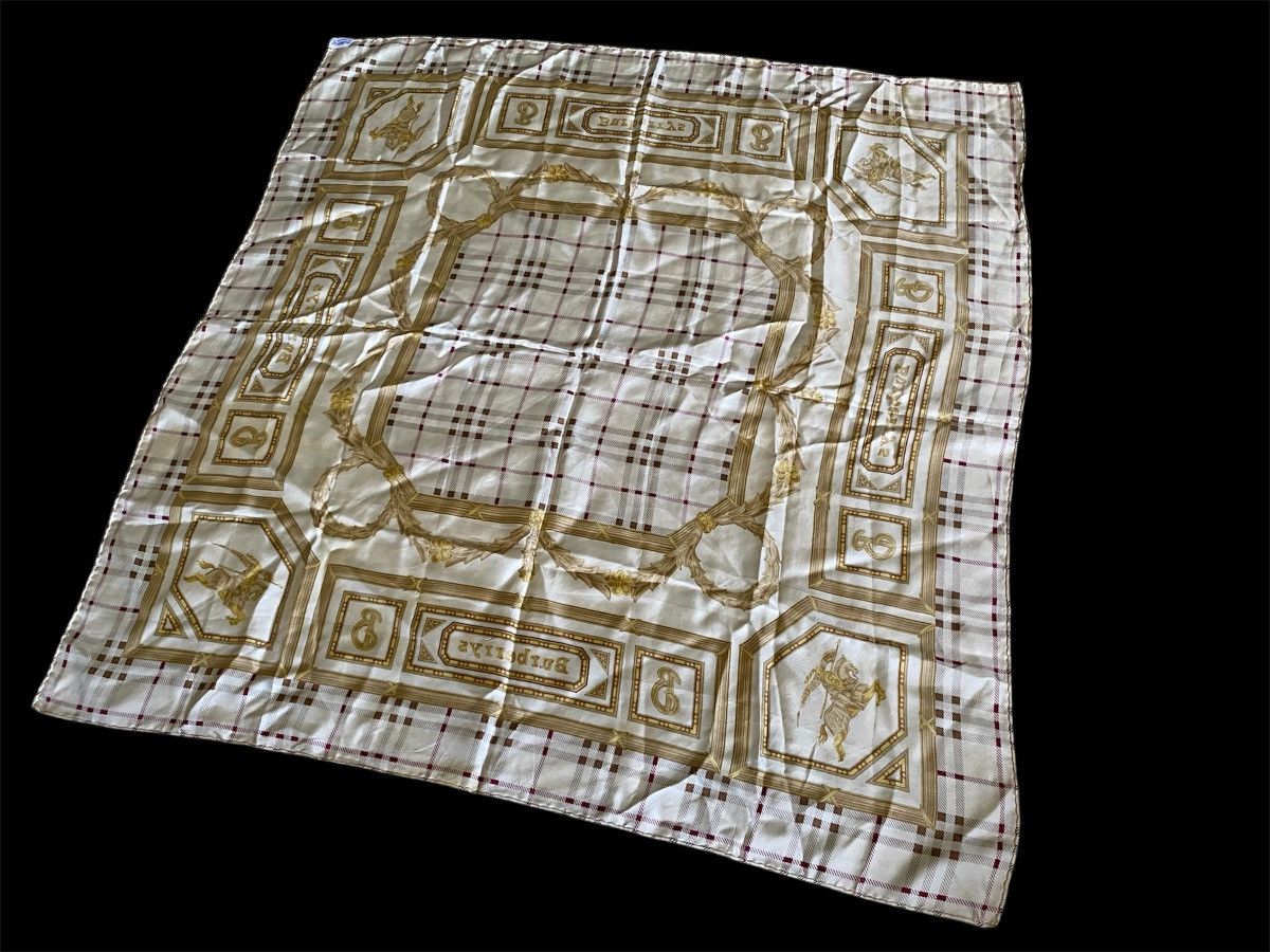 Burberry Vintage Burberrys silk scarf Size ONE SIZE - 5 Thumbnail