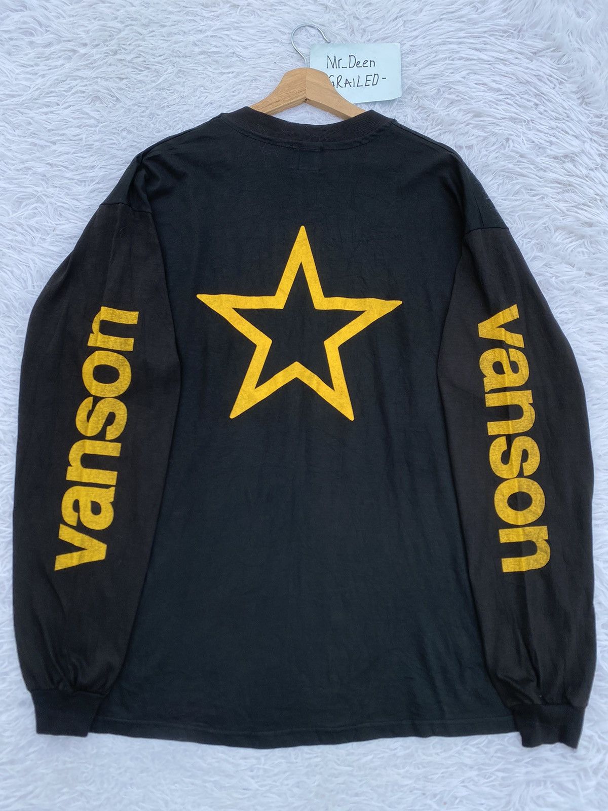 Vanson Leathers Rare Vintage 90s Vanson Leather Longsleeve Tshirt Size US XL / EU 56 / 4 - 14 Thumbnail