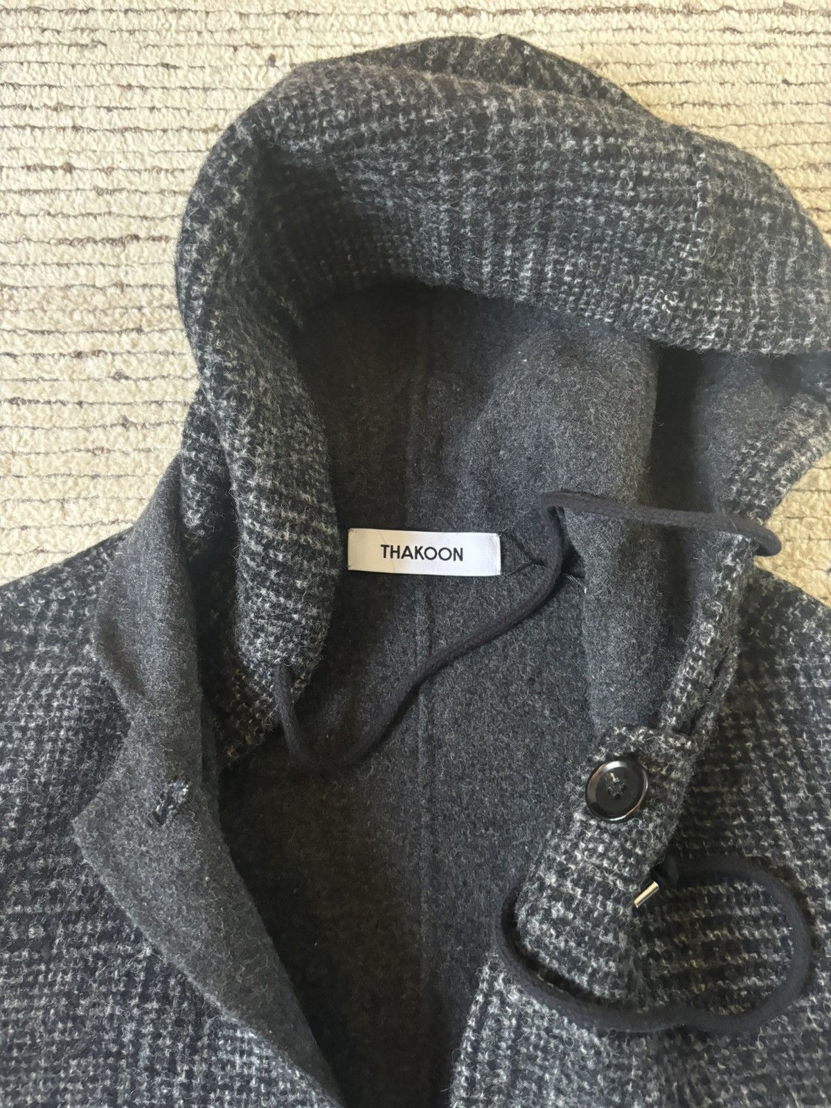 THAKOON Thakoon Wool Blend Hooded Coat - Size L Size L / US 10 / IT 46 - 3 Thumbnail
