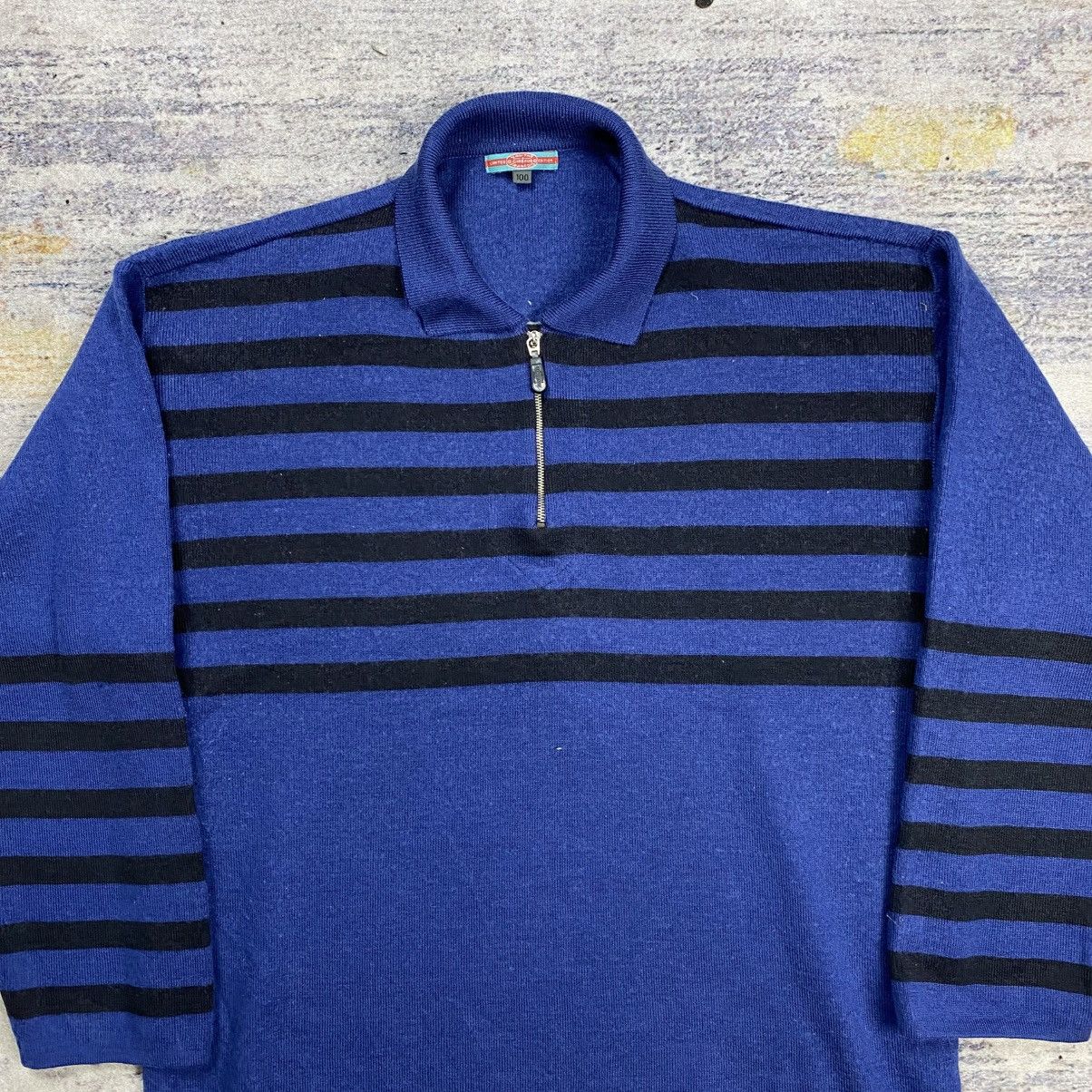 Marithe + Francois Girbaud Vintage marithe francoise girbaud half zip knit sweatet Size US M / EU 48-50 / 2 - 3 Thumbnail