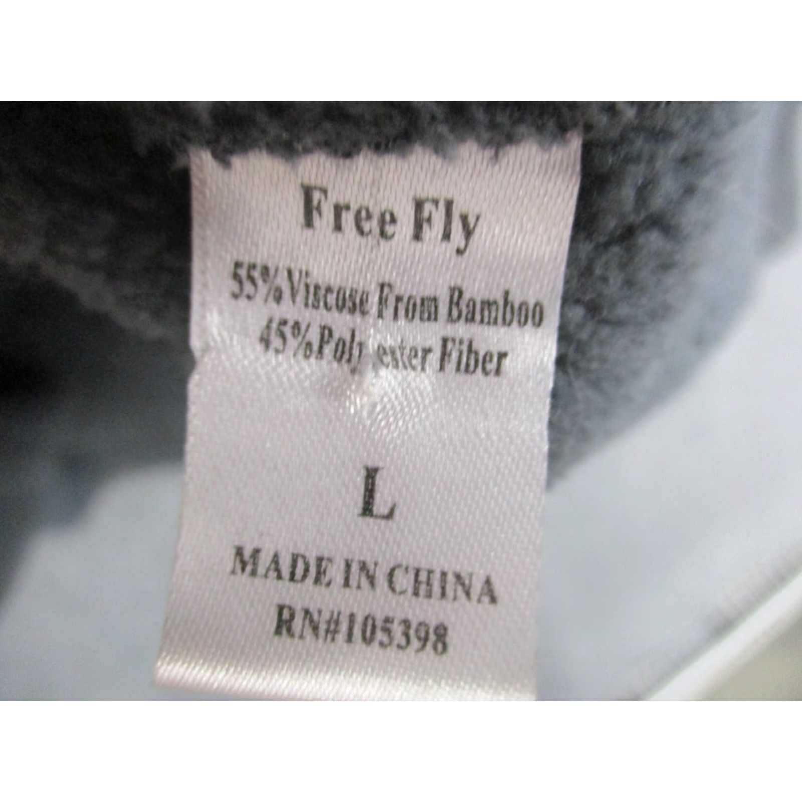 KangaROOS Free Fly Hoodie Womens Large Gray Performance Bamboo Pullover Fleece Kangaroo Pocket Size L / US 10 / IT 46 - 7 Thumbnail